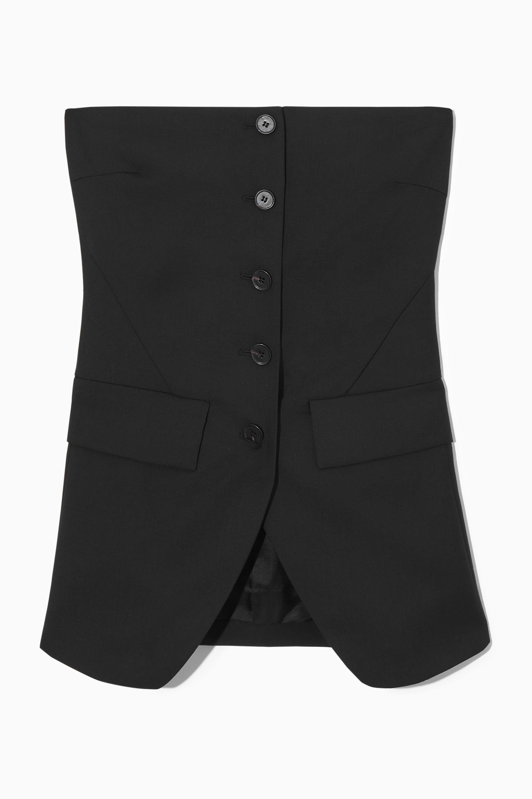 BUSTIER TAILLEUR FAÇON GILET