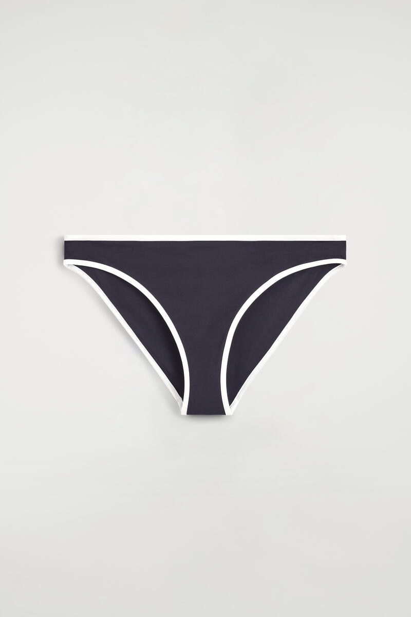 Contrast-Trimmed Bikini Briefs