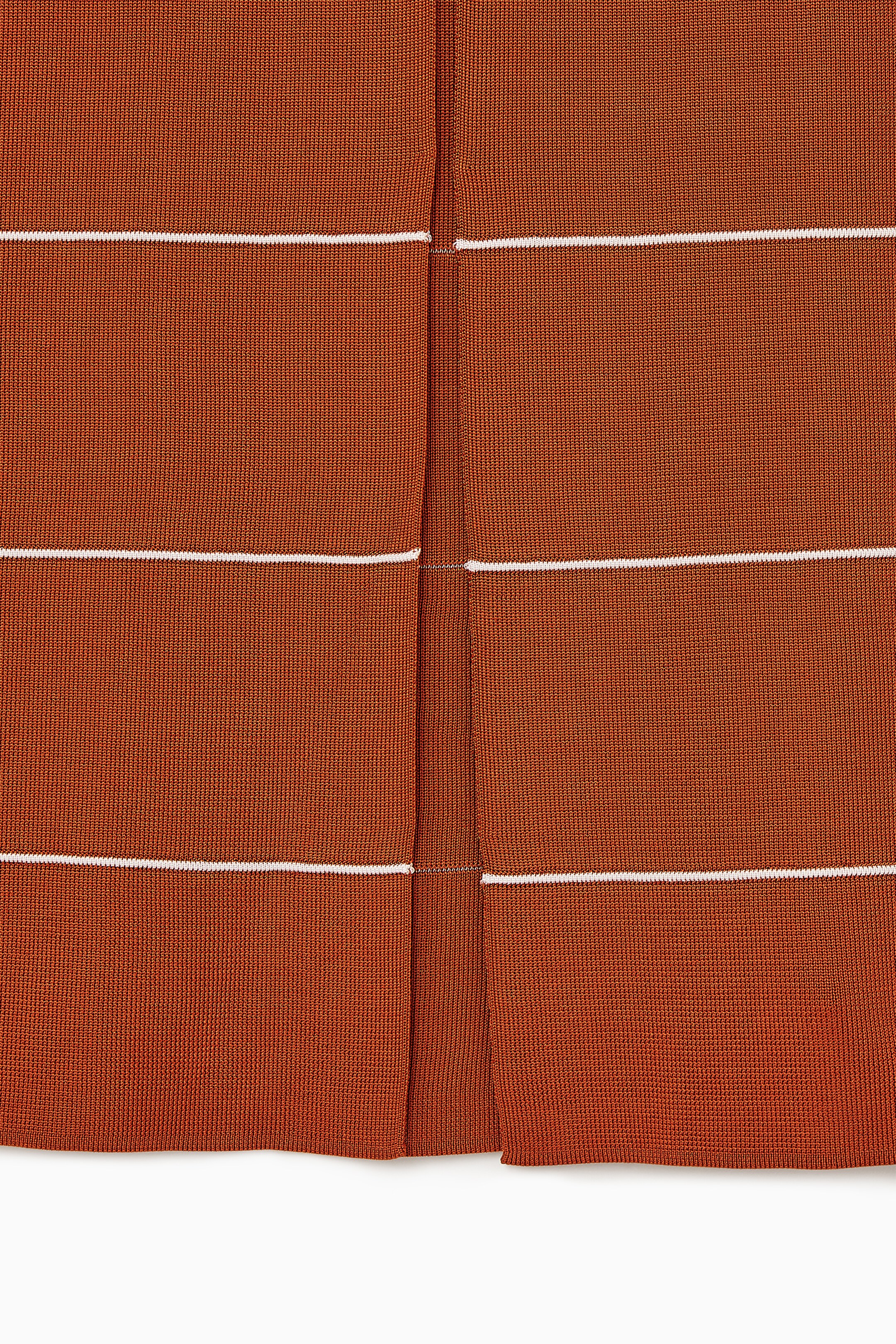 View larger image: STRIPED KNITTED MAXI SKIRT - DARK ORANGE / STRIPED - Ladies | H&M GB 2