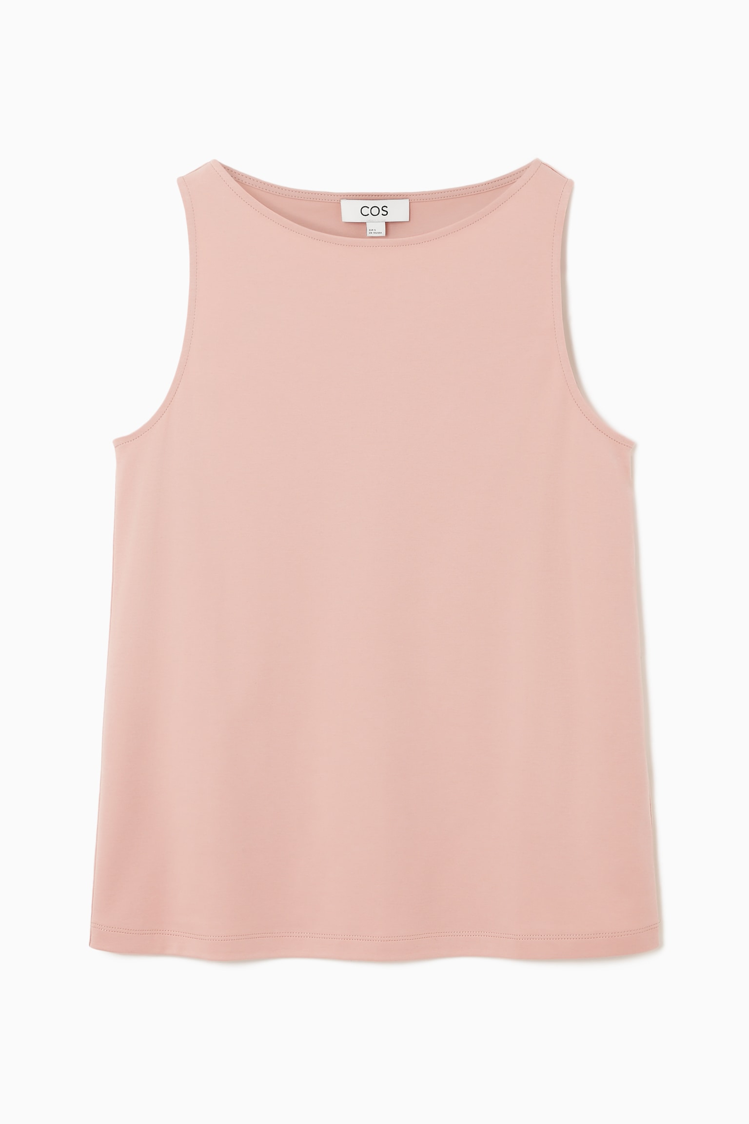 BOAT-NECK TANK TOP - PINK/IVORY / BROWN / STRIPED/KHAKI/NAVY / STRIPED