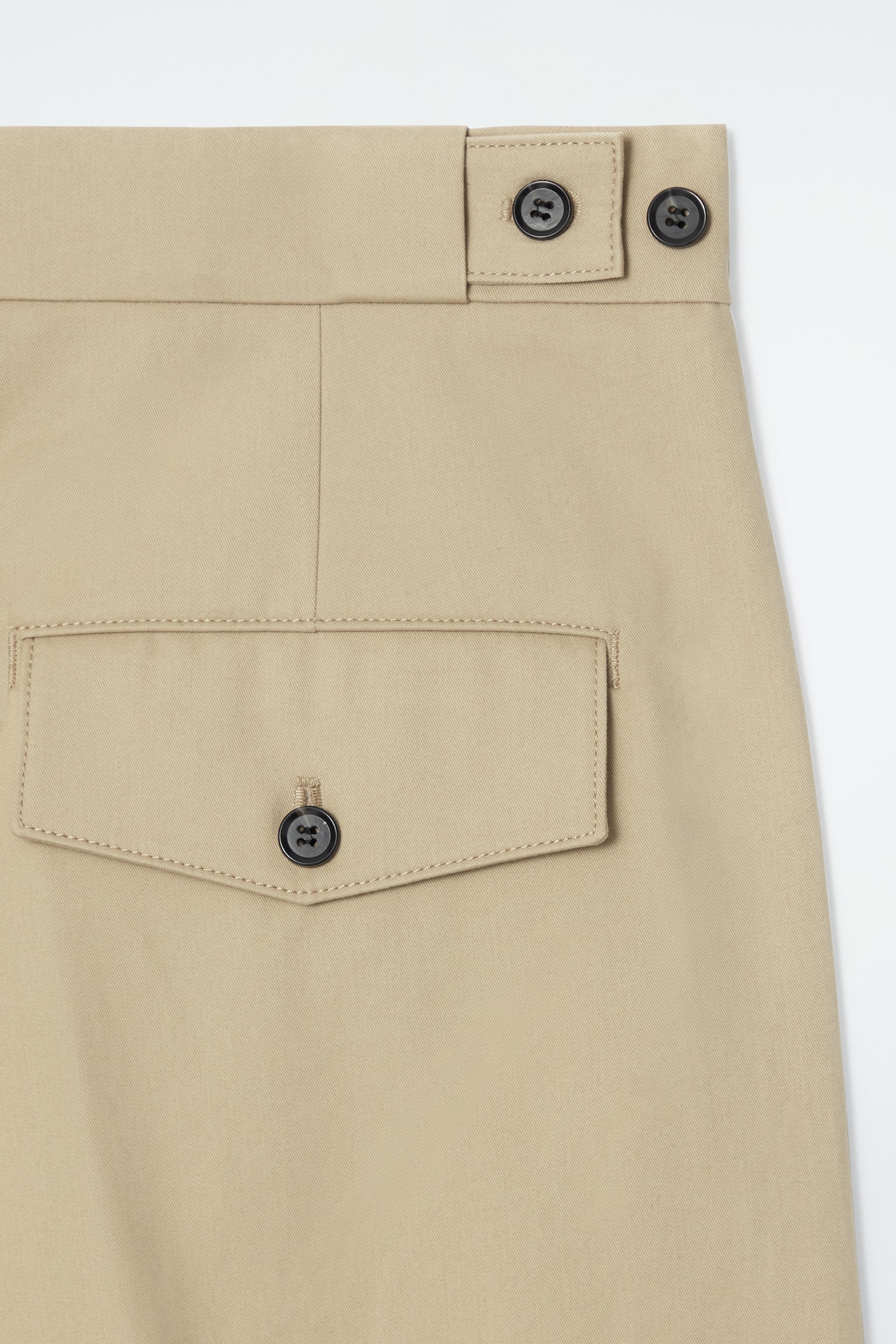 COTTON-TWILL CHINOS - BEIGE/NAVY - 2