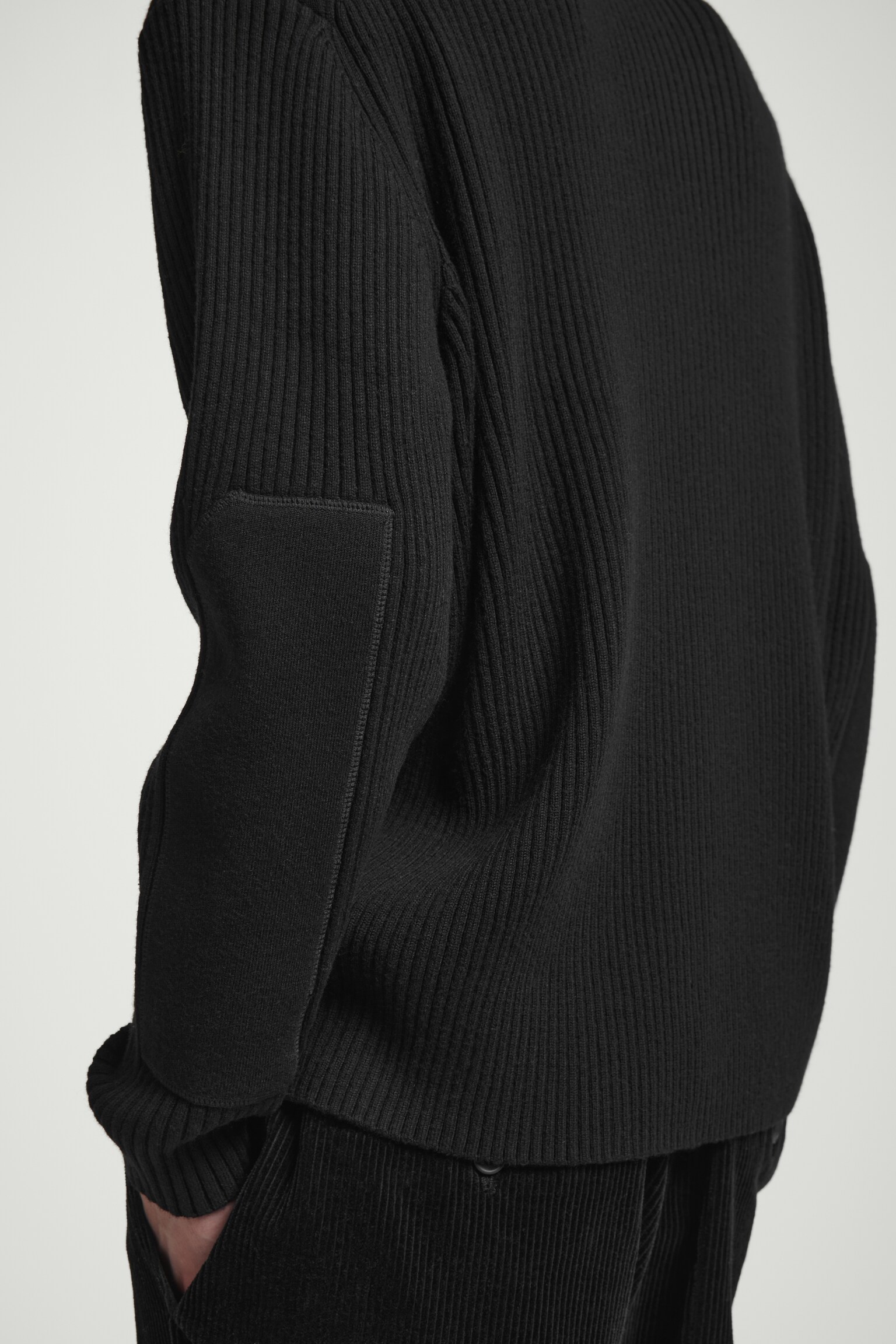 PULL LAINE MÉLANGÉE COUDIÈRES - NOIR - 3