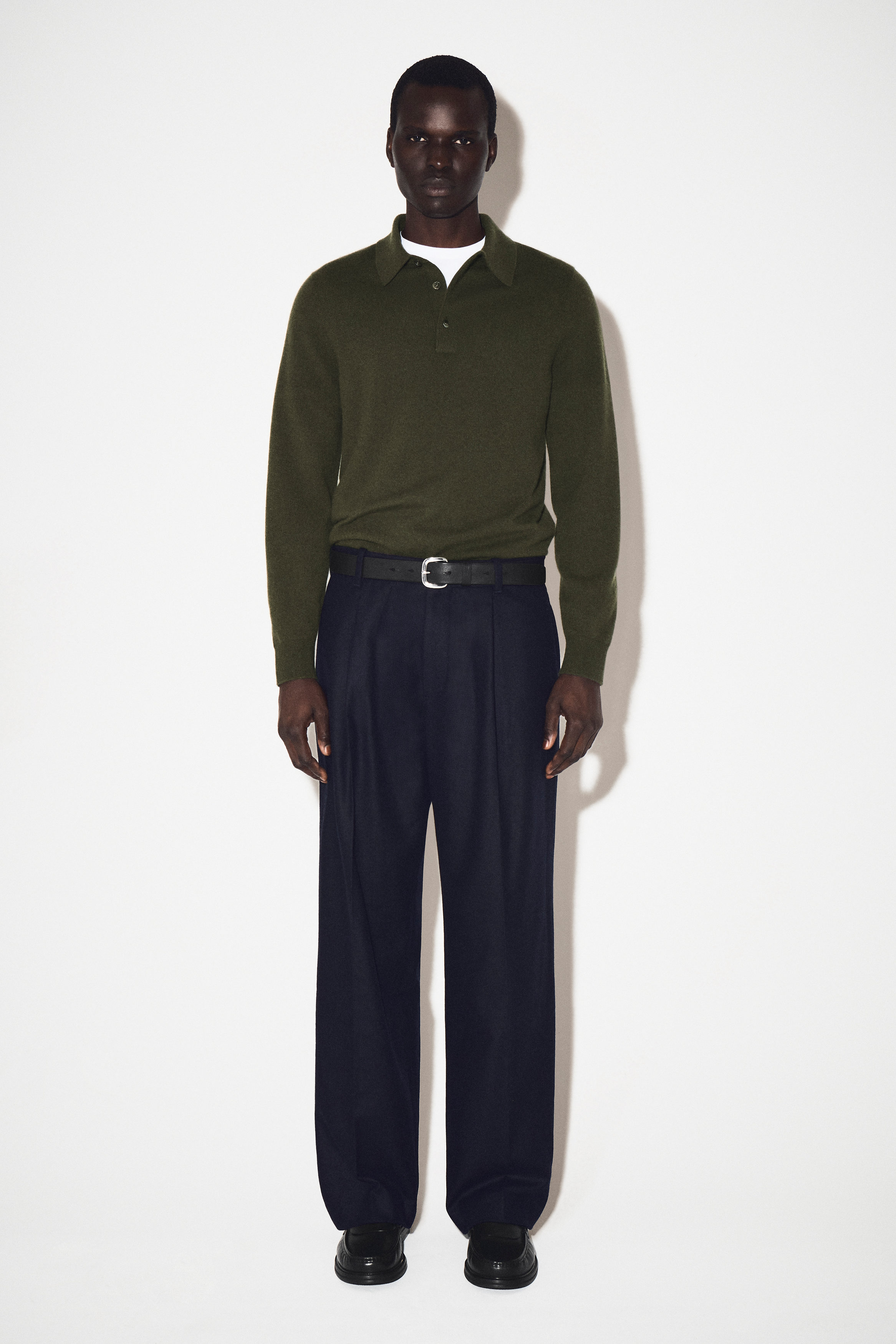 トップス COS PURE CASHMERE POLO SHIRT トップス COS PURE CASHMERE POLO SHIRT COS Pure Cashmere Polo Shirt