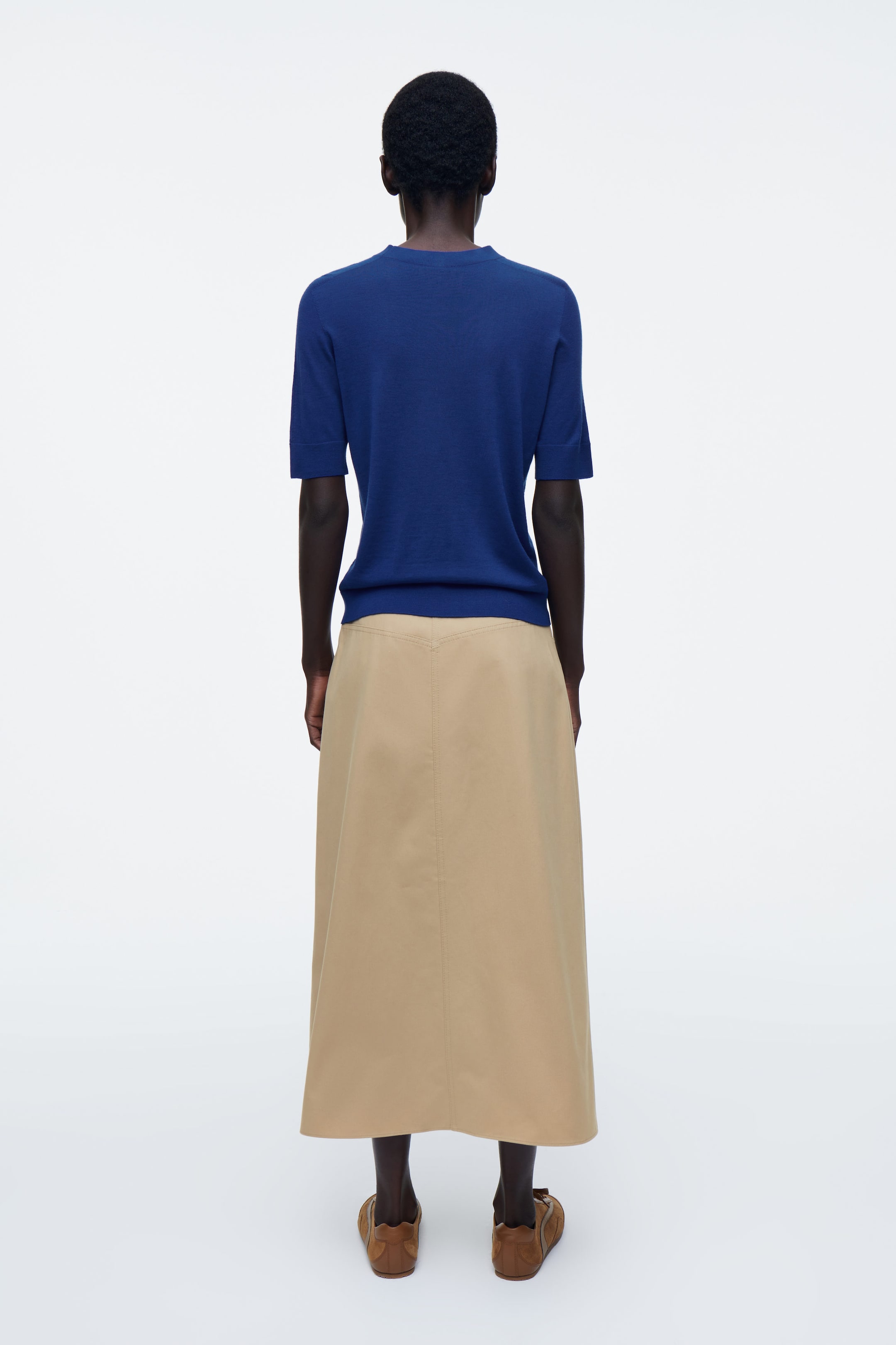 SLIM MERINO WOOL SEAMLESS T-SHIRT