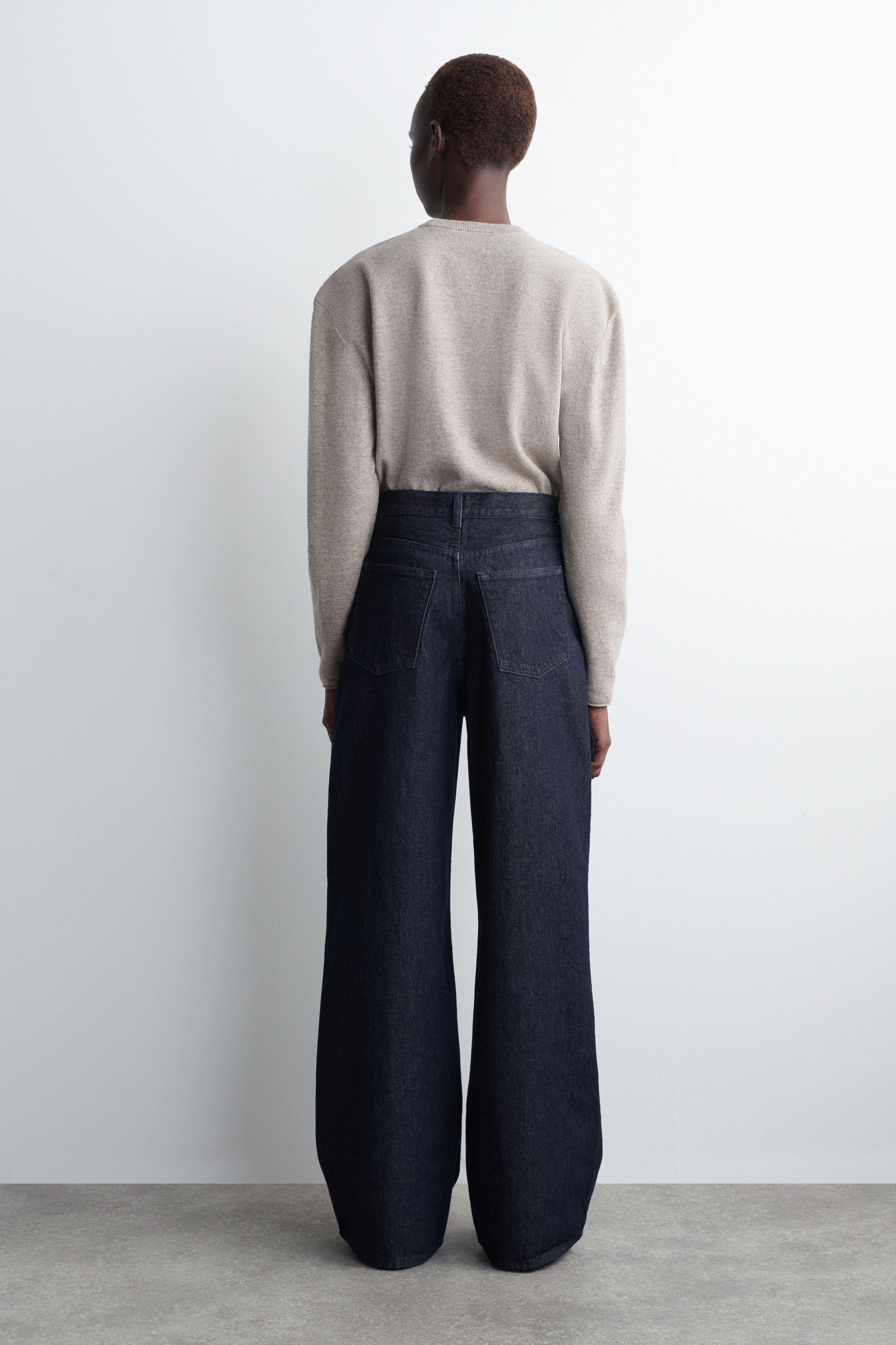 Ver imagem maior: JEANS DIAL DE PERNA LARGA - AZUL ESCURO - SENHORA | H&M PT 4