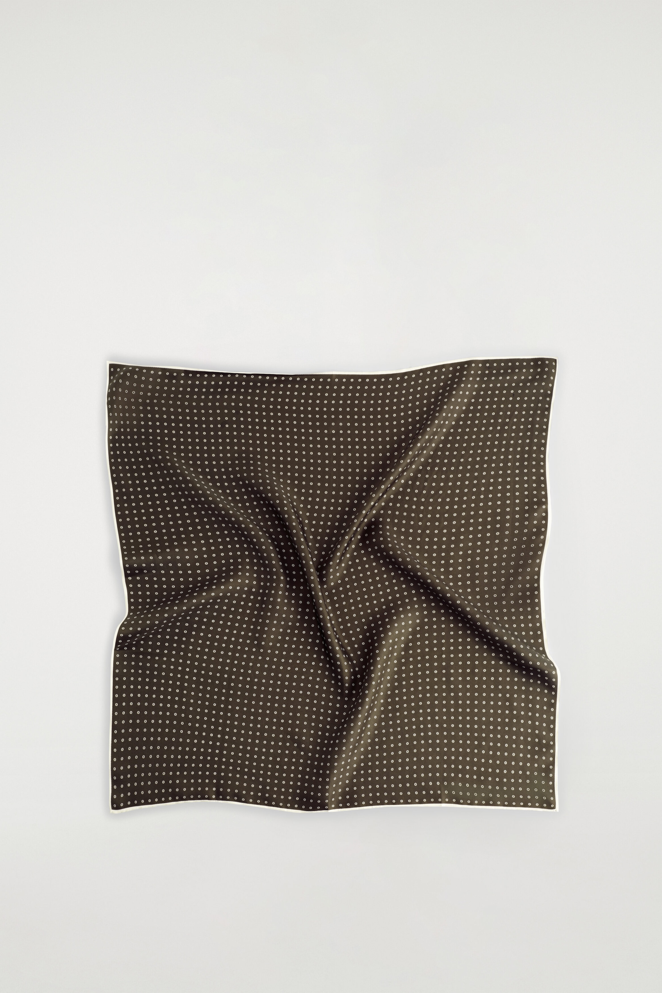 POLKA-DOT SILK SCARF
