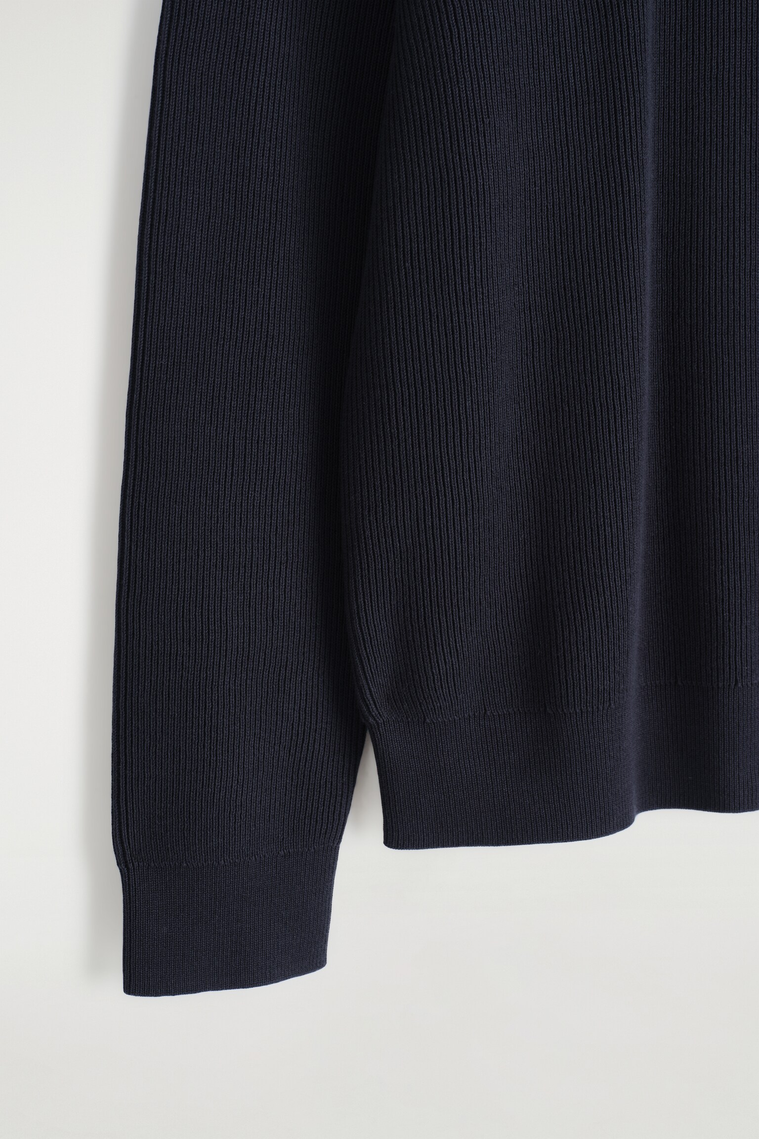 PULL À COL ROND EN COTON - BLEU MARINE/NOIR/ÉCRU - 5
