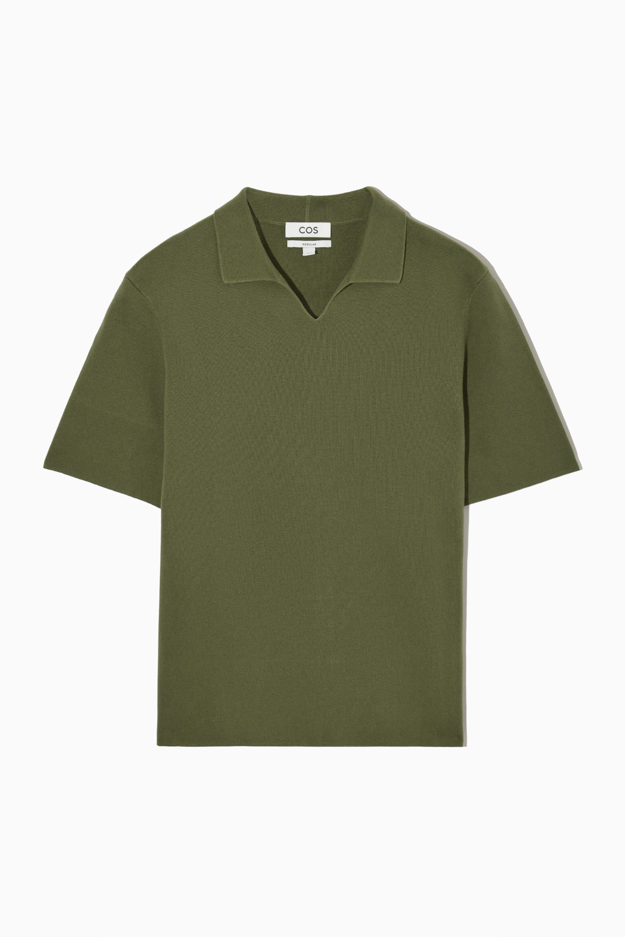 View larger image: REGULAR-FIT KNITTED POLO SHIRT - KHAKI - Men | H&M GB 1