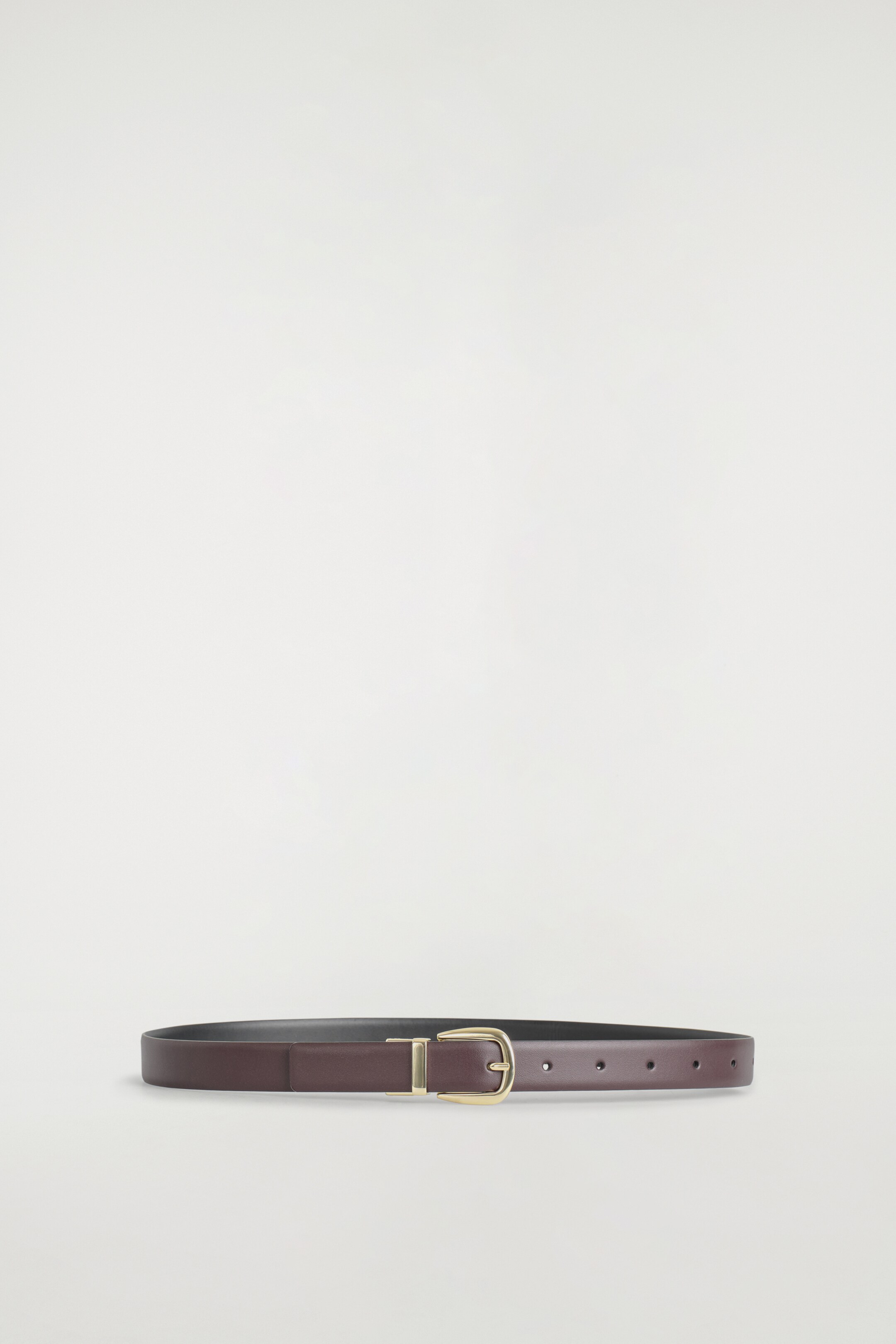 View larger image: REVERSIBLE LEATHER BELT - BORDEAUX / BLACK - Ladies | H&M GB 3