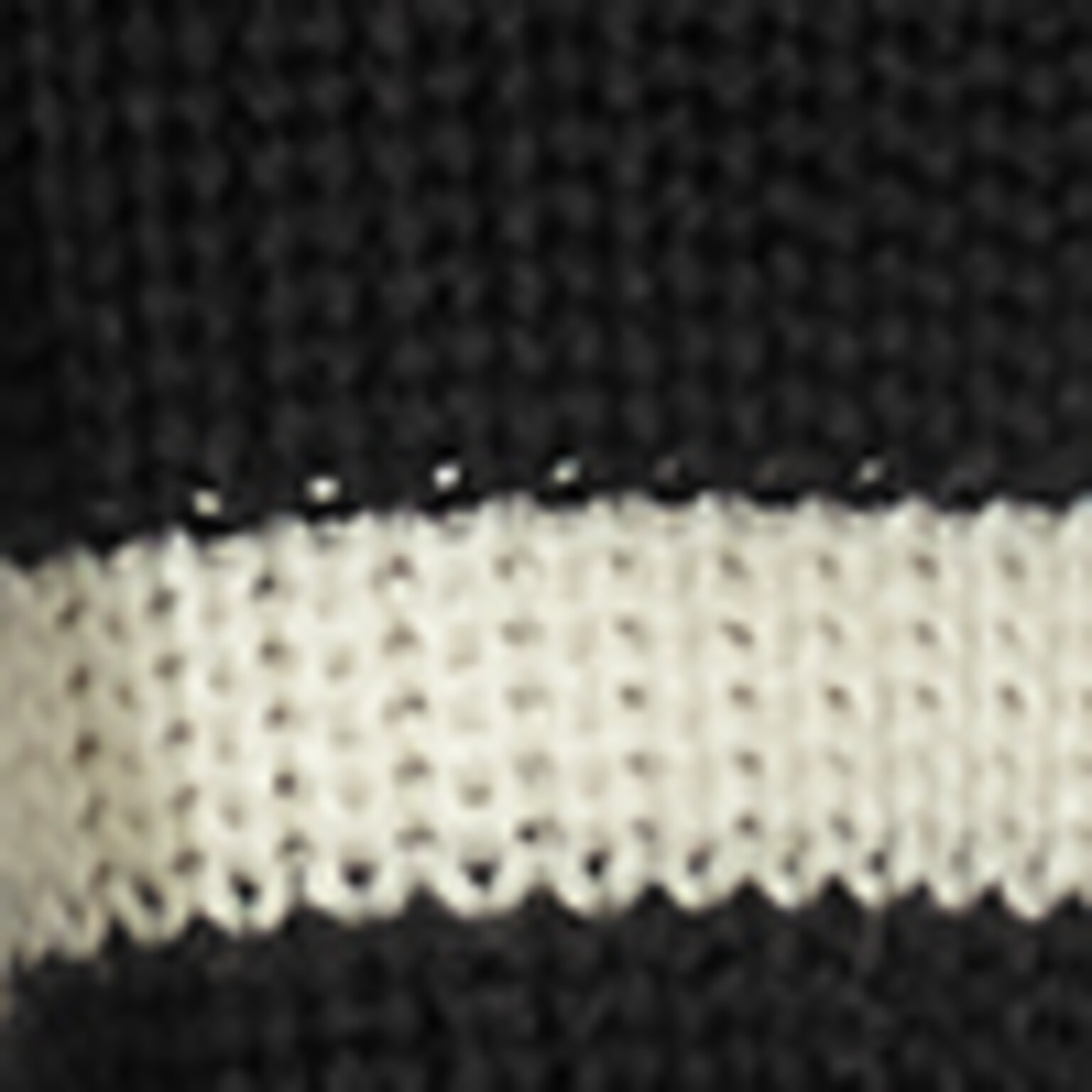 STRIPED MERINO WOOL JUMPER - BLACK / WHITE / STRIPED - 2