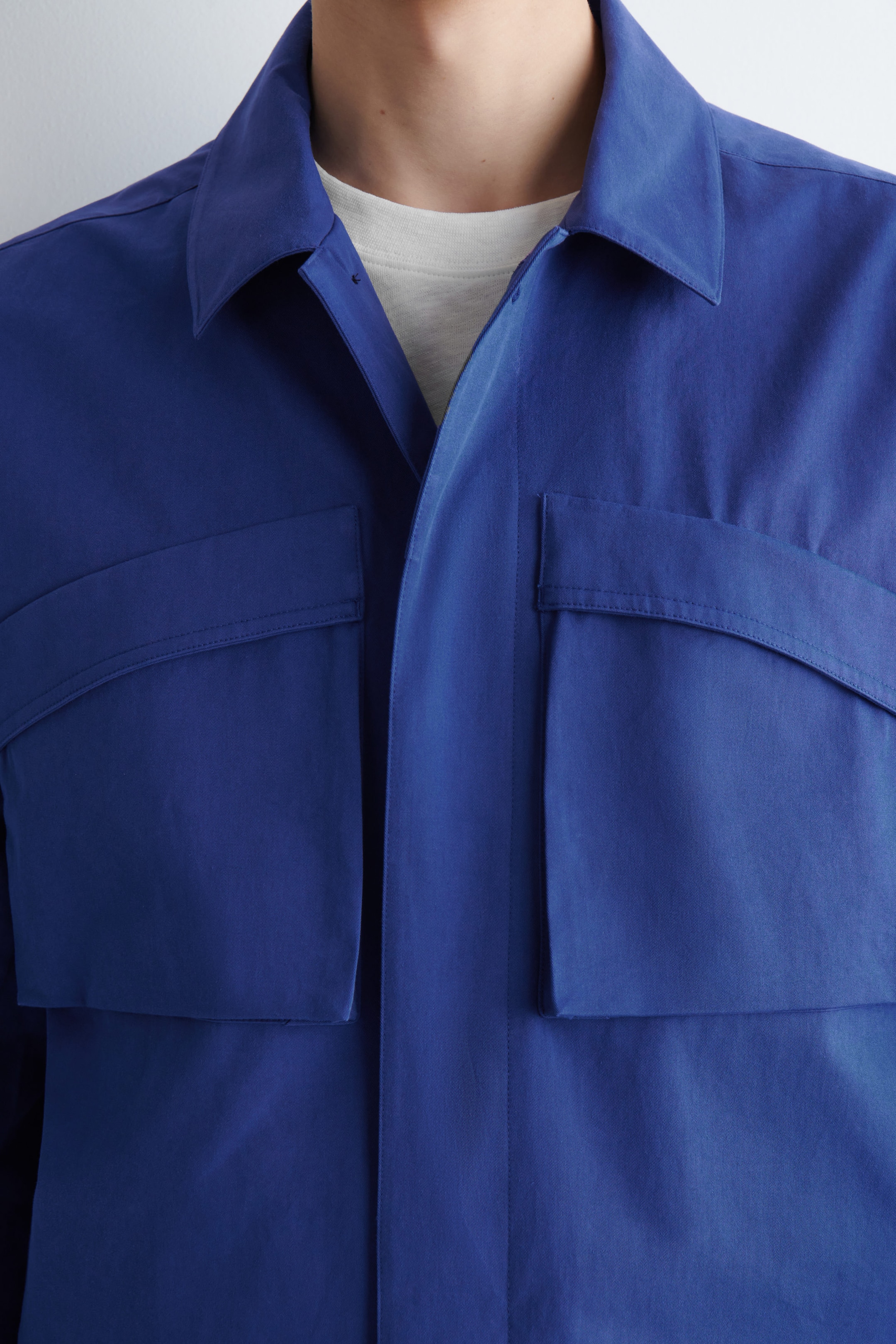 UTILITY COTTON-TWILL OVERSHIRT