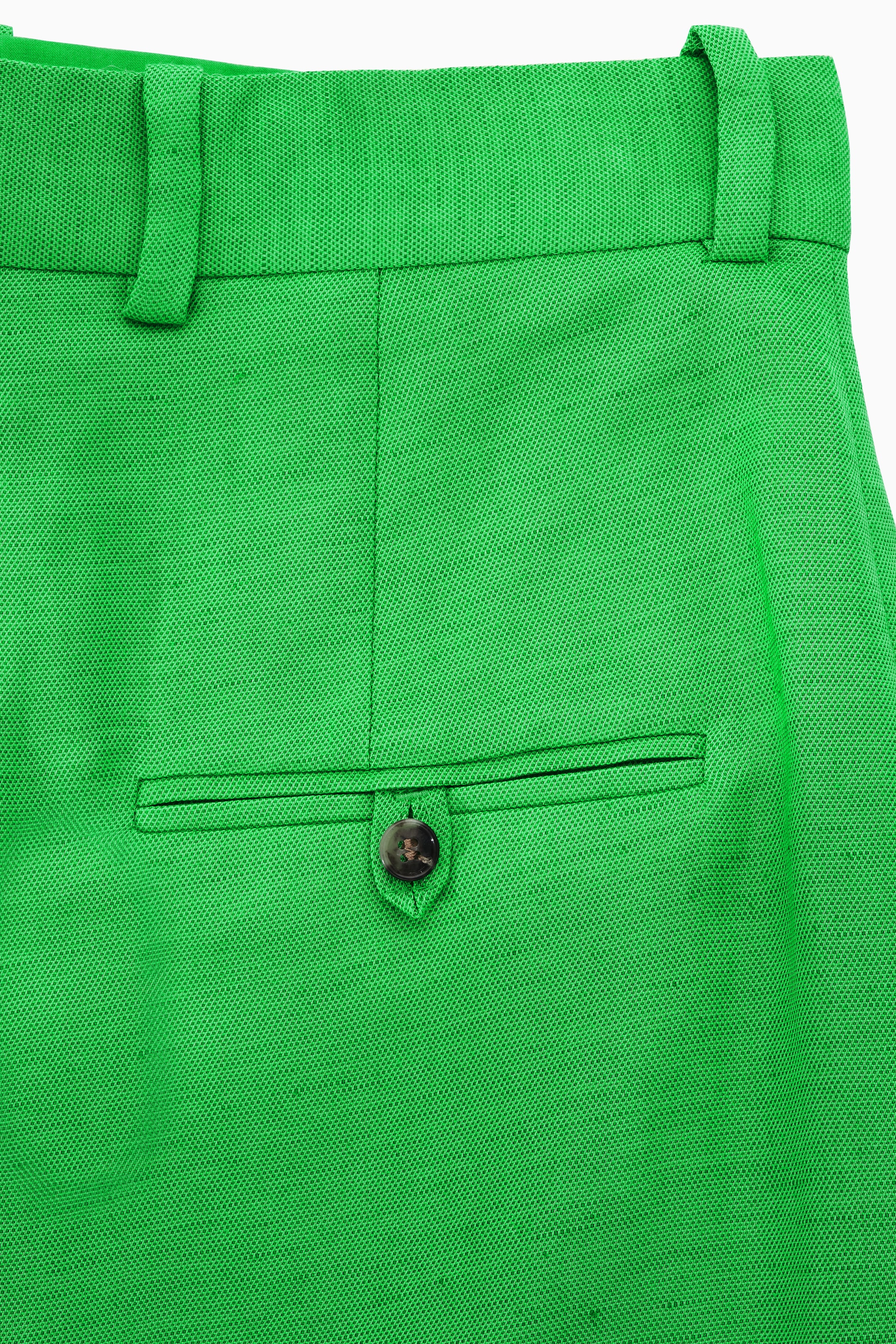 Ingrandisci l'immagine: TAILORED LINEN-BLEND BERMUDA SHORTS - BRIGHT GREEN - DONNA | H&M CH 2
