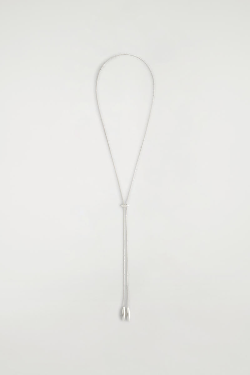 Cos Bolo Necklace In Silver