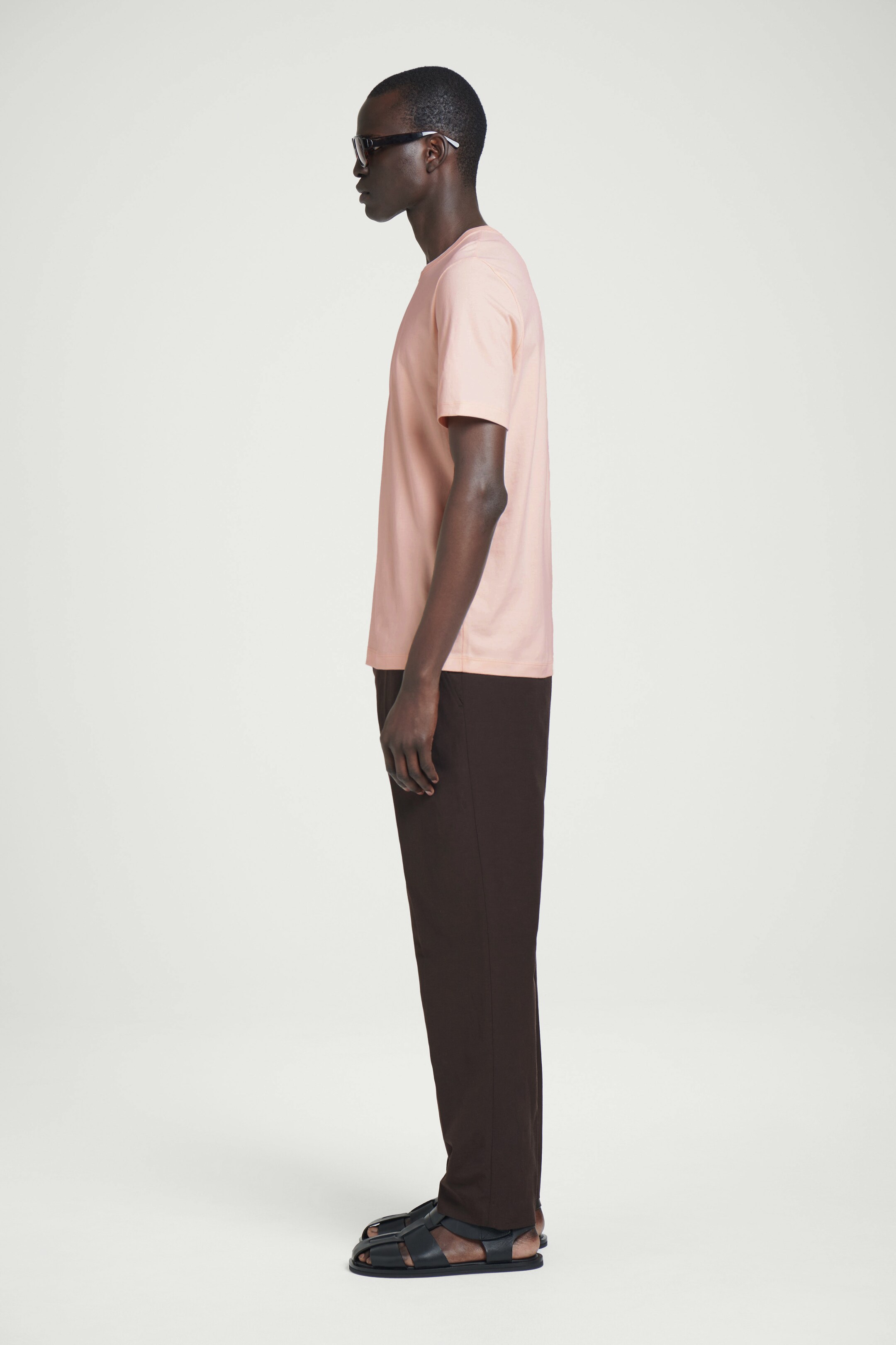Agrandir l'image: T-SHIRT EN COTON BROSSÉ - ABRICOT - HOMME | H&M CH 5