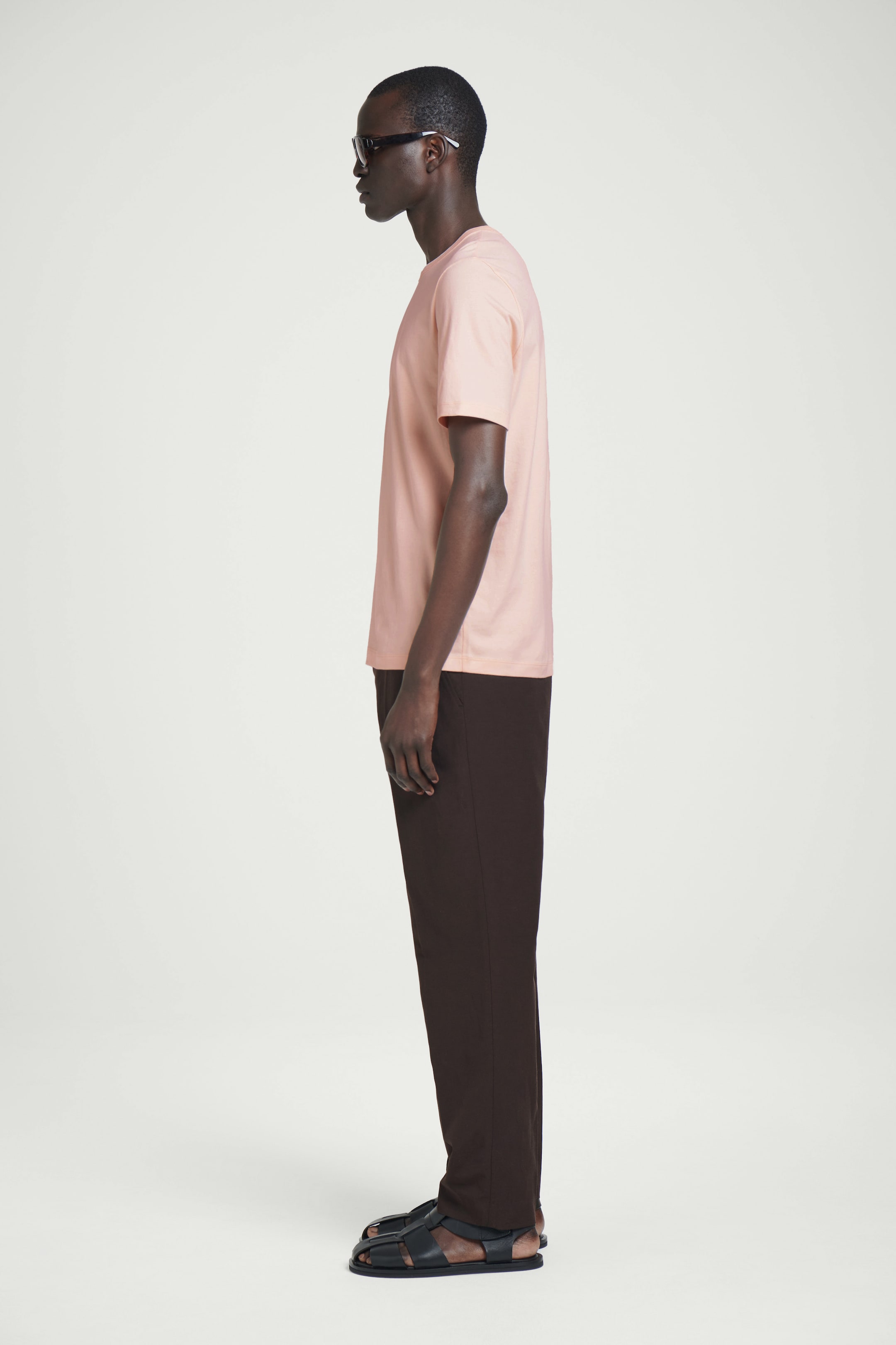 Visualizza immagine più grande: T-SHIRT IN COTONE SPAZZOLATO - ALBICOCCA - UOMO | H&M IT 5