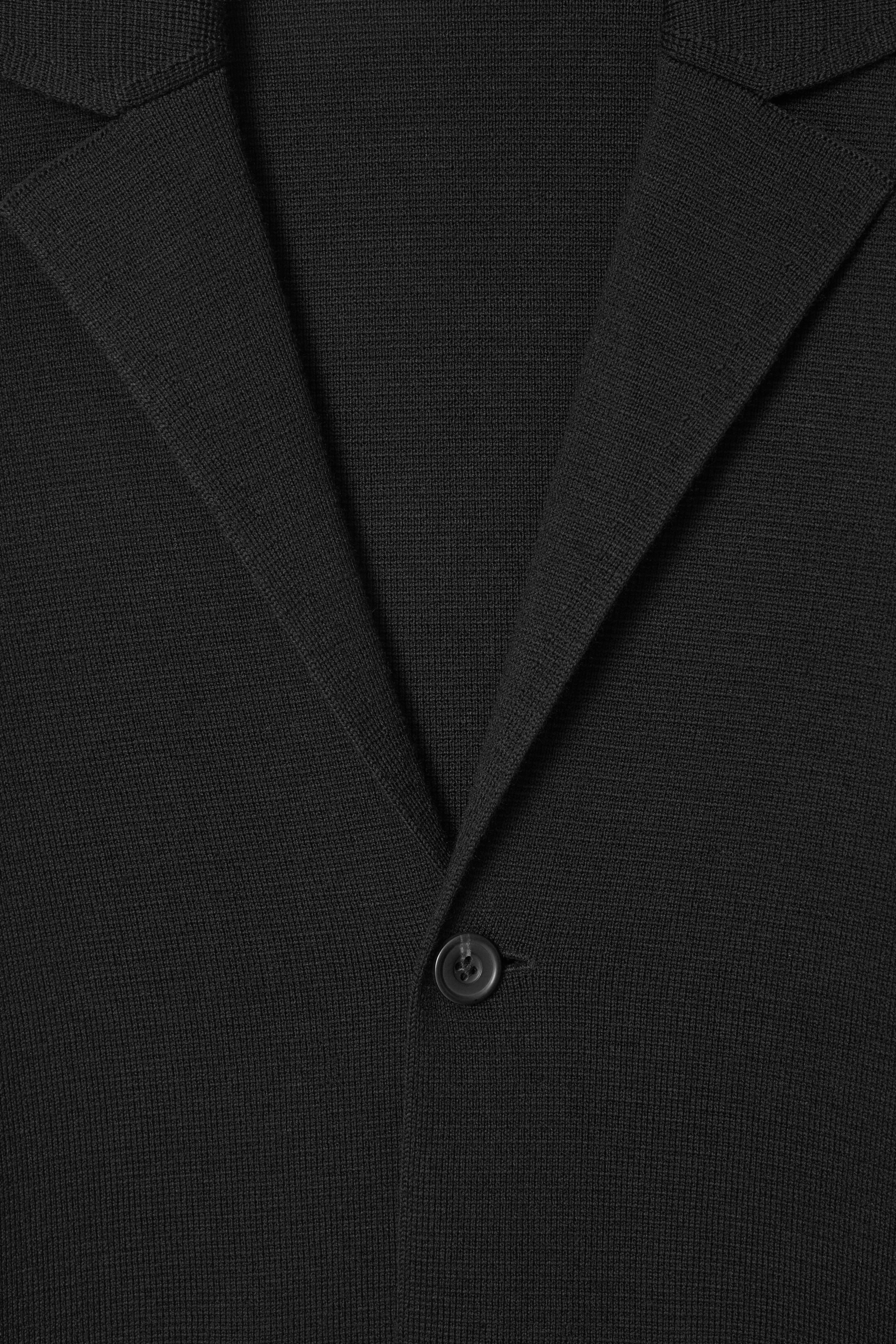 Grotere afbeelding bekijken: REGULAR KNITTED MERINO-WOOL BLAZER - BLACK - HEREN | H&M NL 3