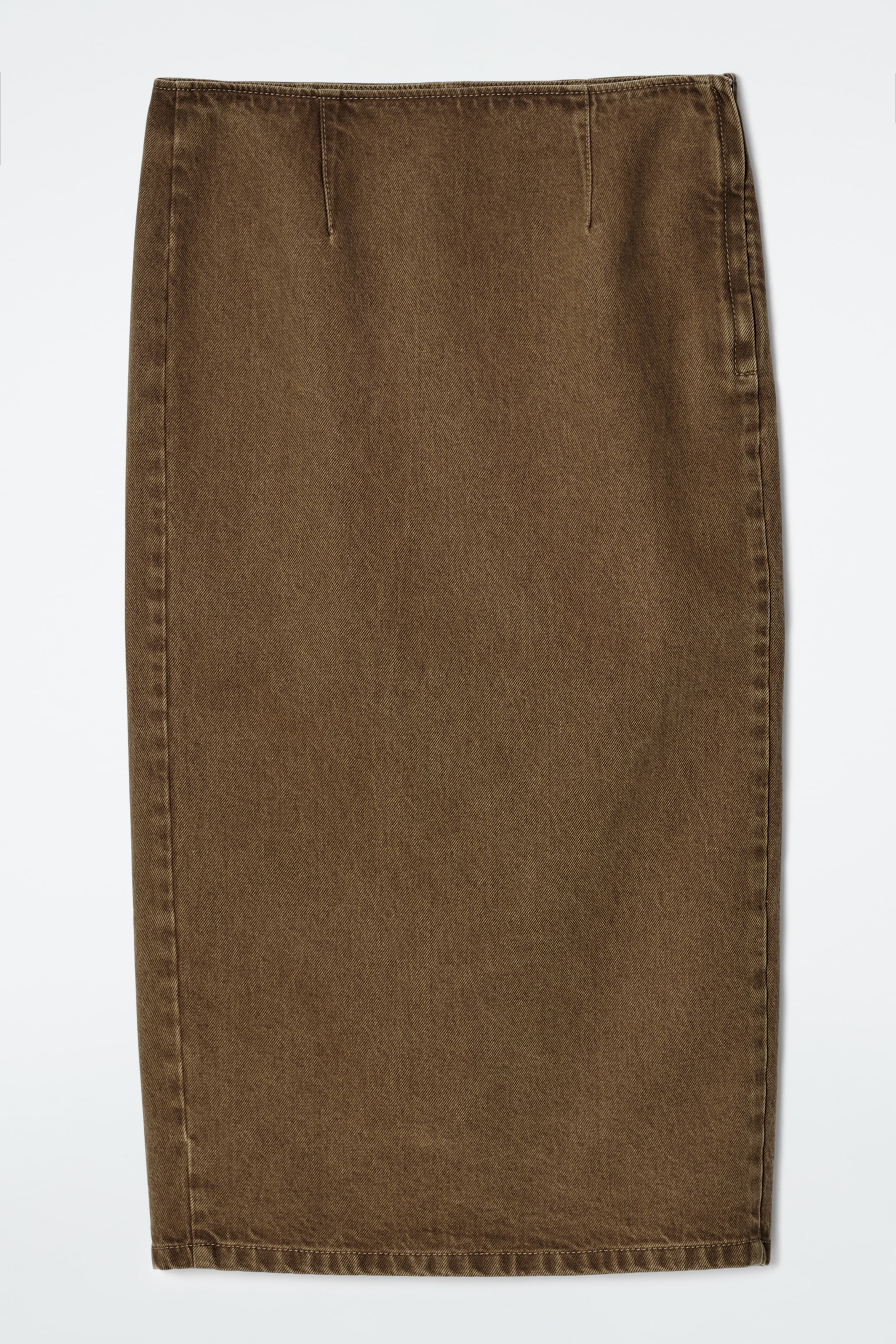 View larger image: STRAIGHT DENIM MIDI SKIRT - BROWN - Ladies | H&M GB 6