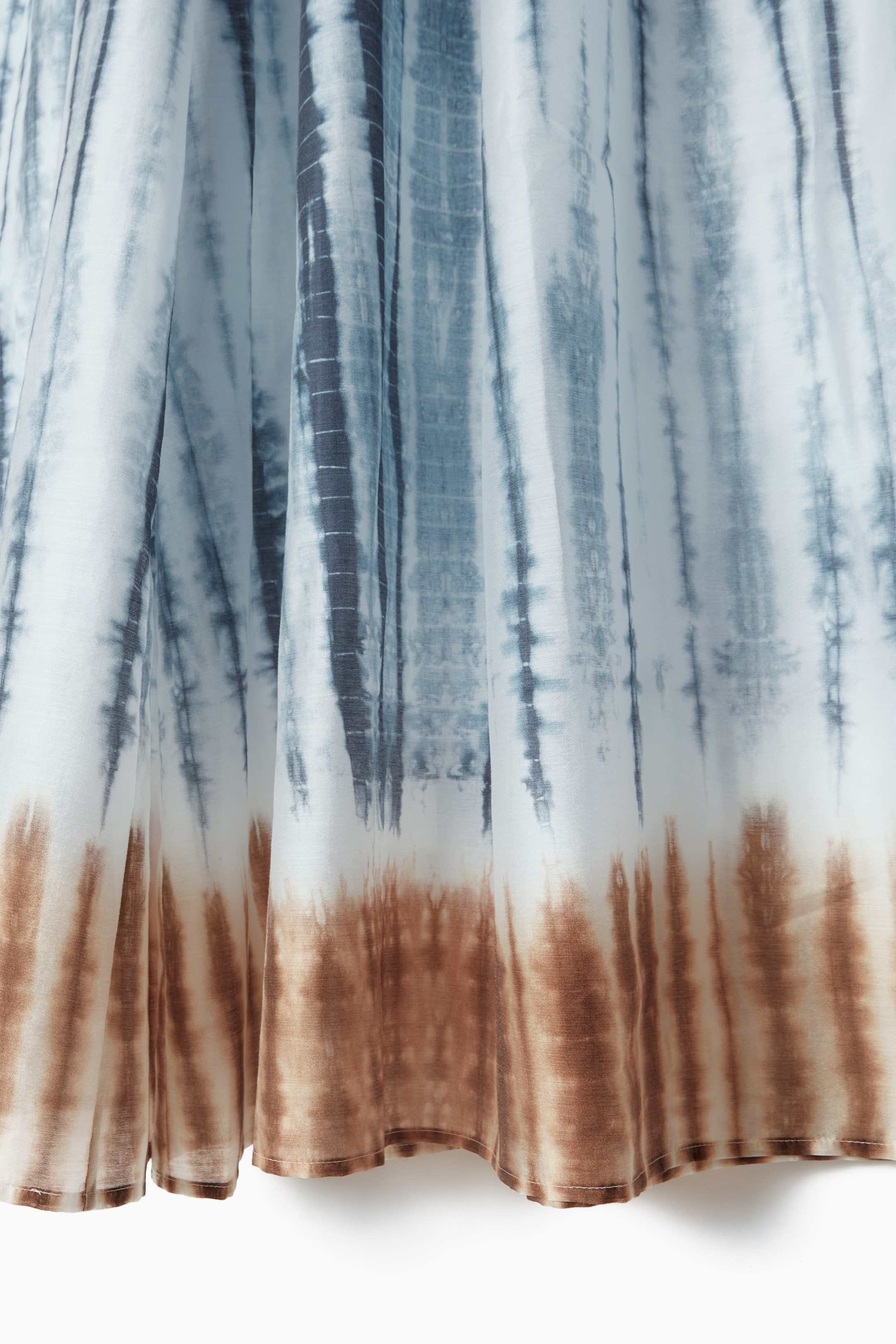 Grösseres Bild ansehen: HOSE MIT WEITEM BEIN UND ELASTISCHEM BUND - WEISS/BLAU - DAMEN | H&M CH 2
