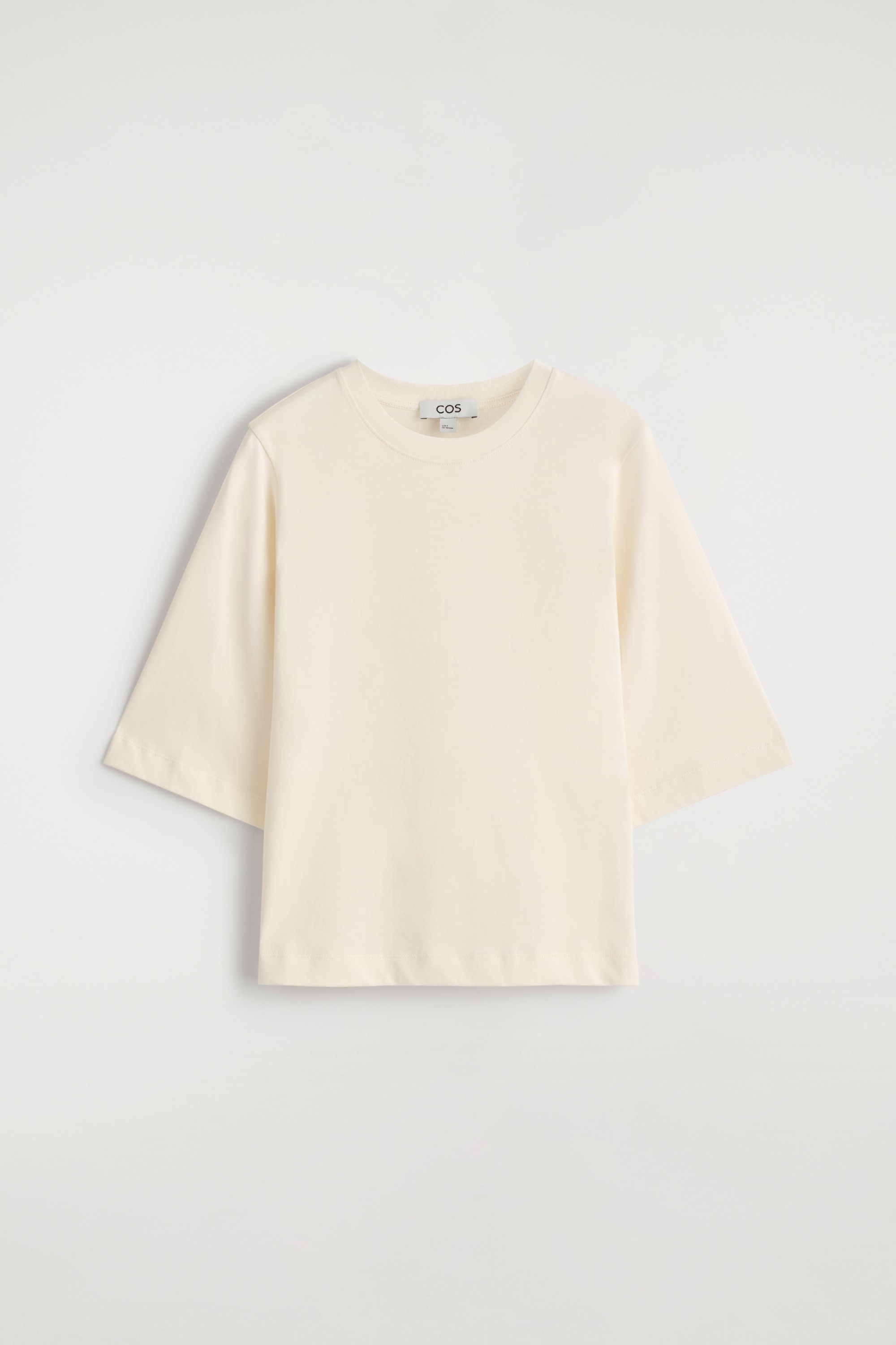 BAVLNĚNÉ TRIČKO - KRÉMOVÁ/BÍLÁ / FIALOVÁ / PRUHOVANÁ/TMAVĚ HNĚDÁ