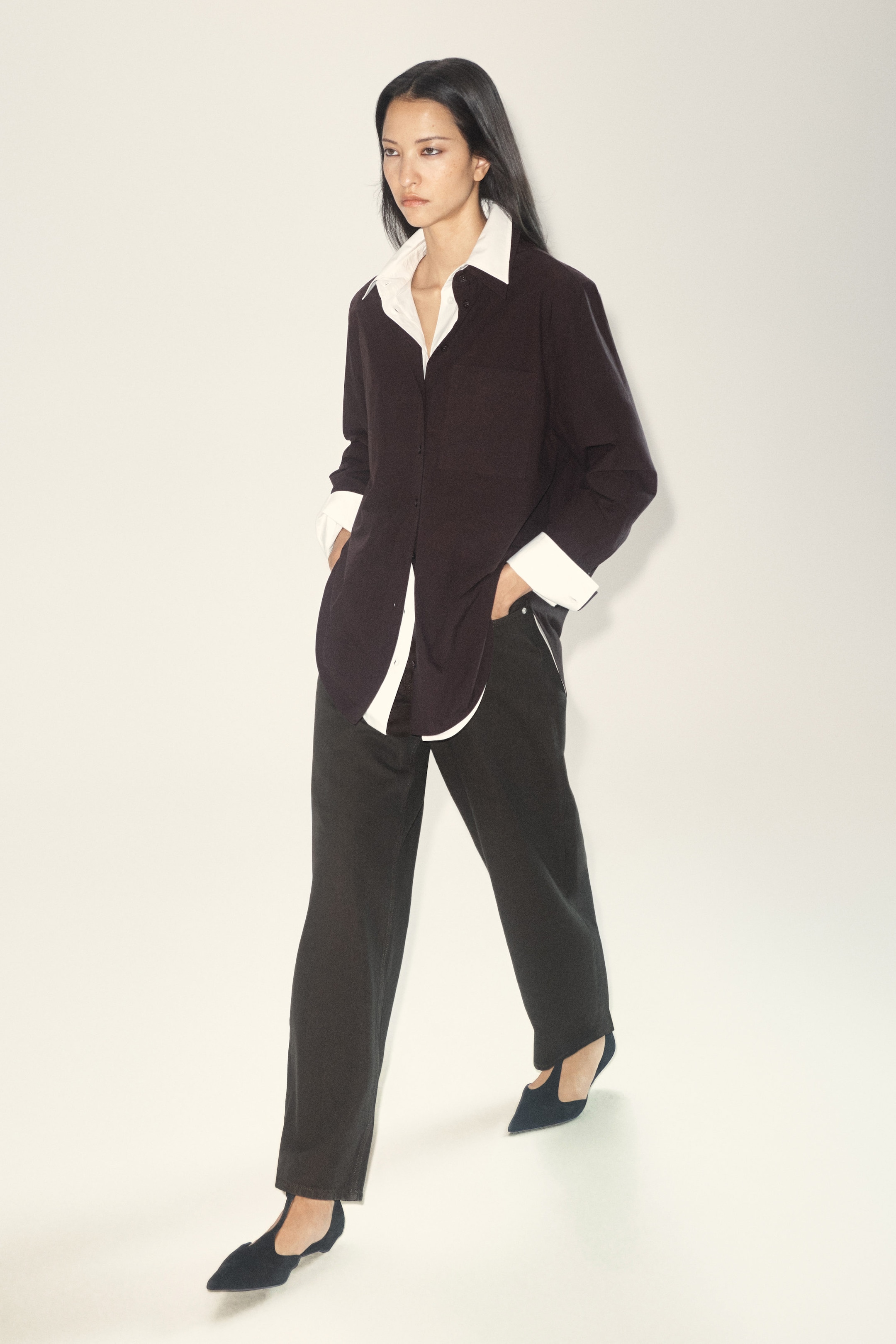 CAMICIA SARTORIALE IN COTONE PIMA