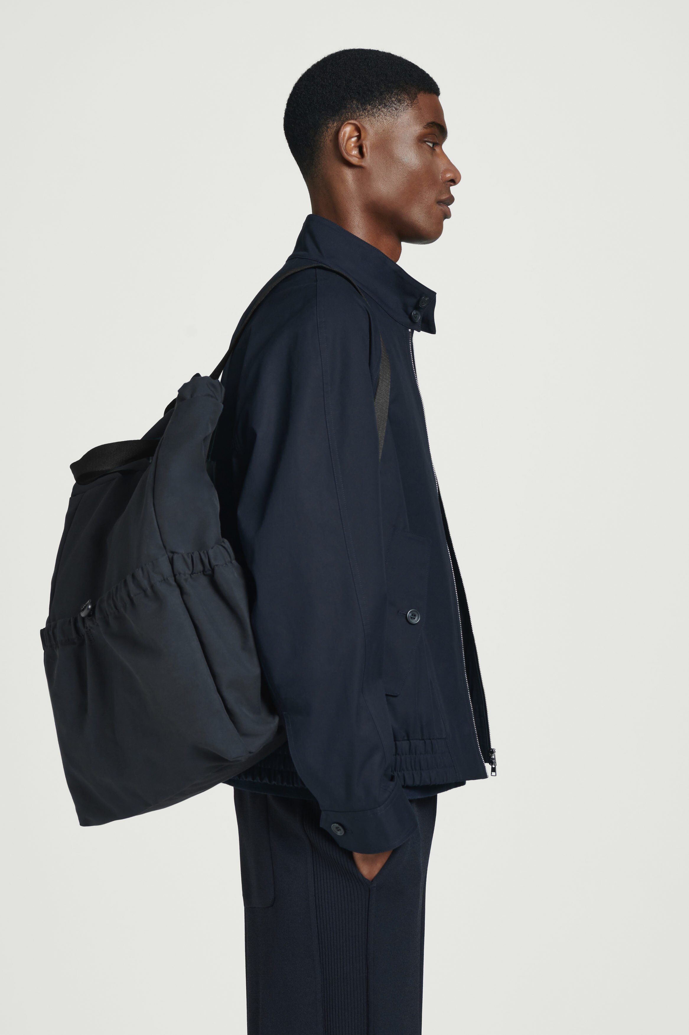 ☆NIEEH☆ NYLON BACKPACK_NAVY NYLON BACKPACK - NIEEH