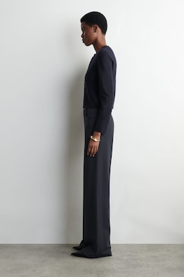 ZIGZAG-KNIT MOHAIR-BLEND CARDIGAN — NAVY 3
