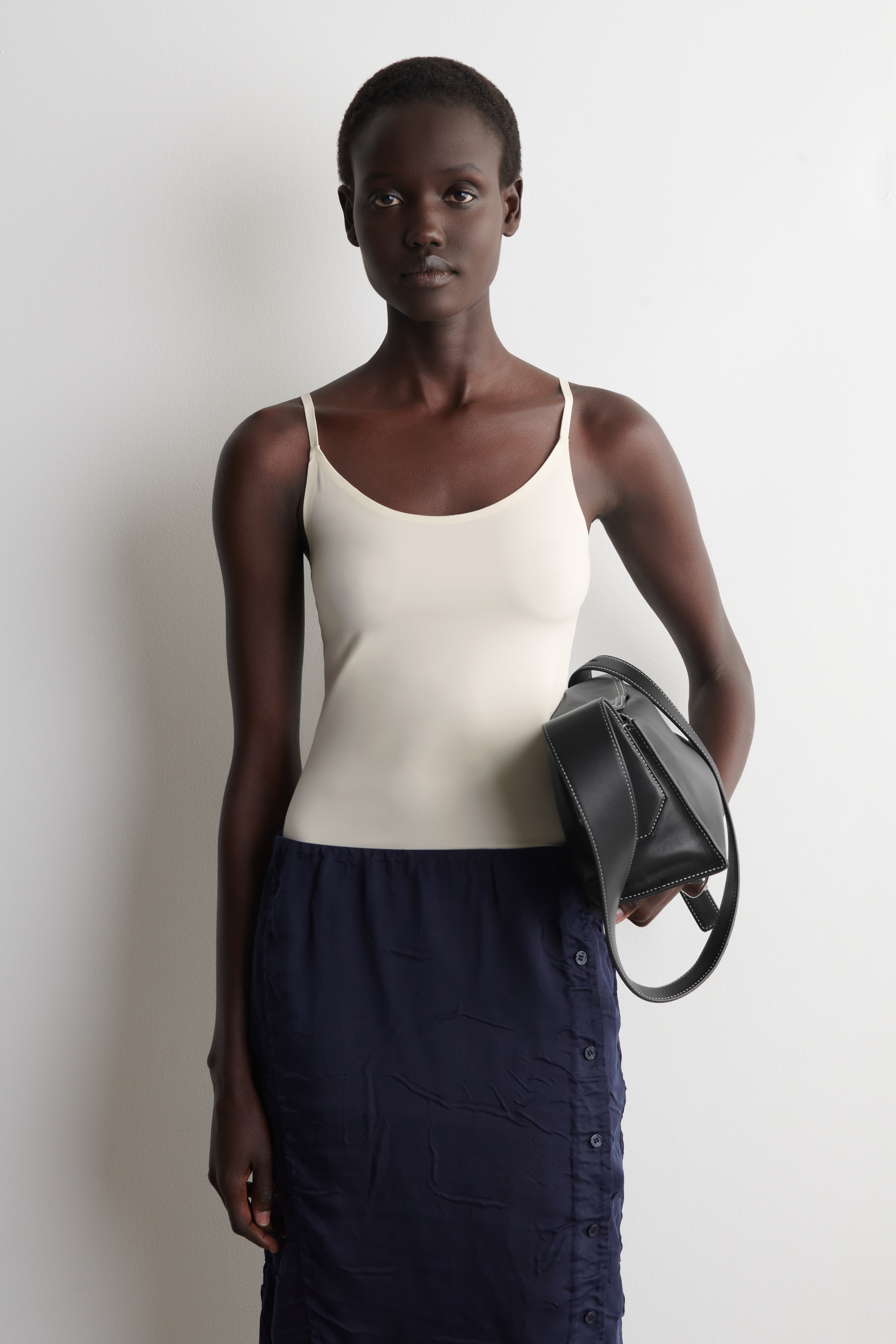 CARACO SLIM EN JERSEY - BLANC