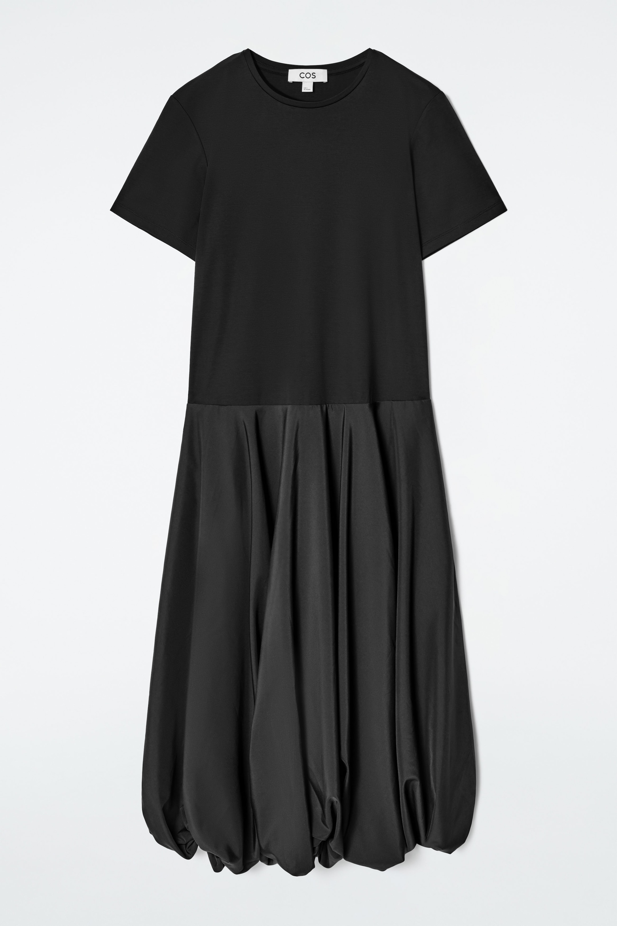 BALLOON-HEM T-SHIRT DRESS