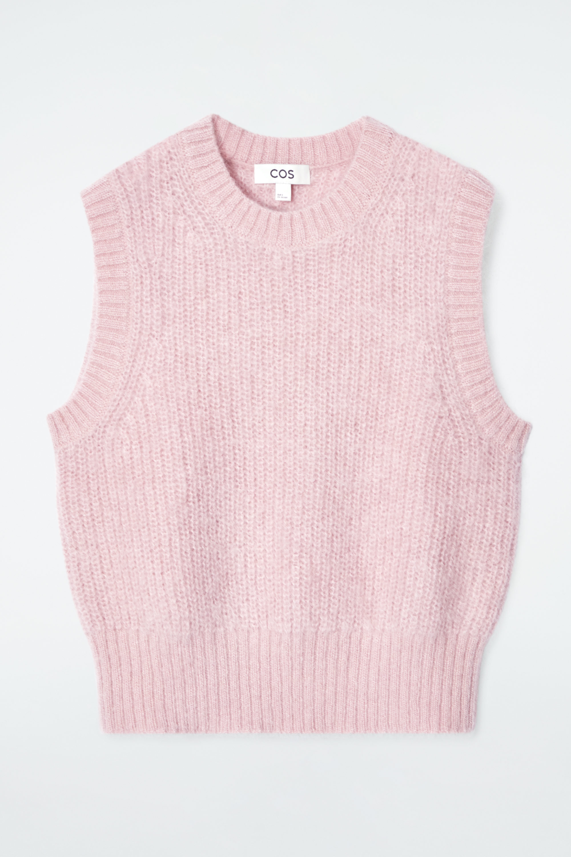MOHAIR KNIT TANK - LIGHT PINK | COS US
