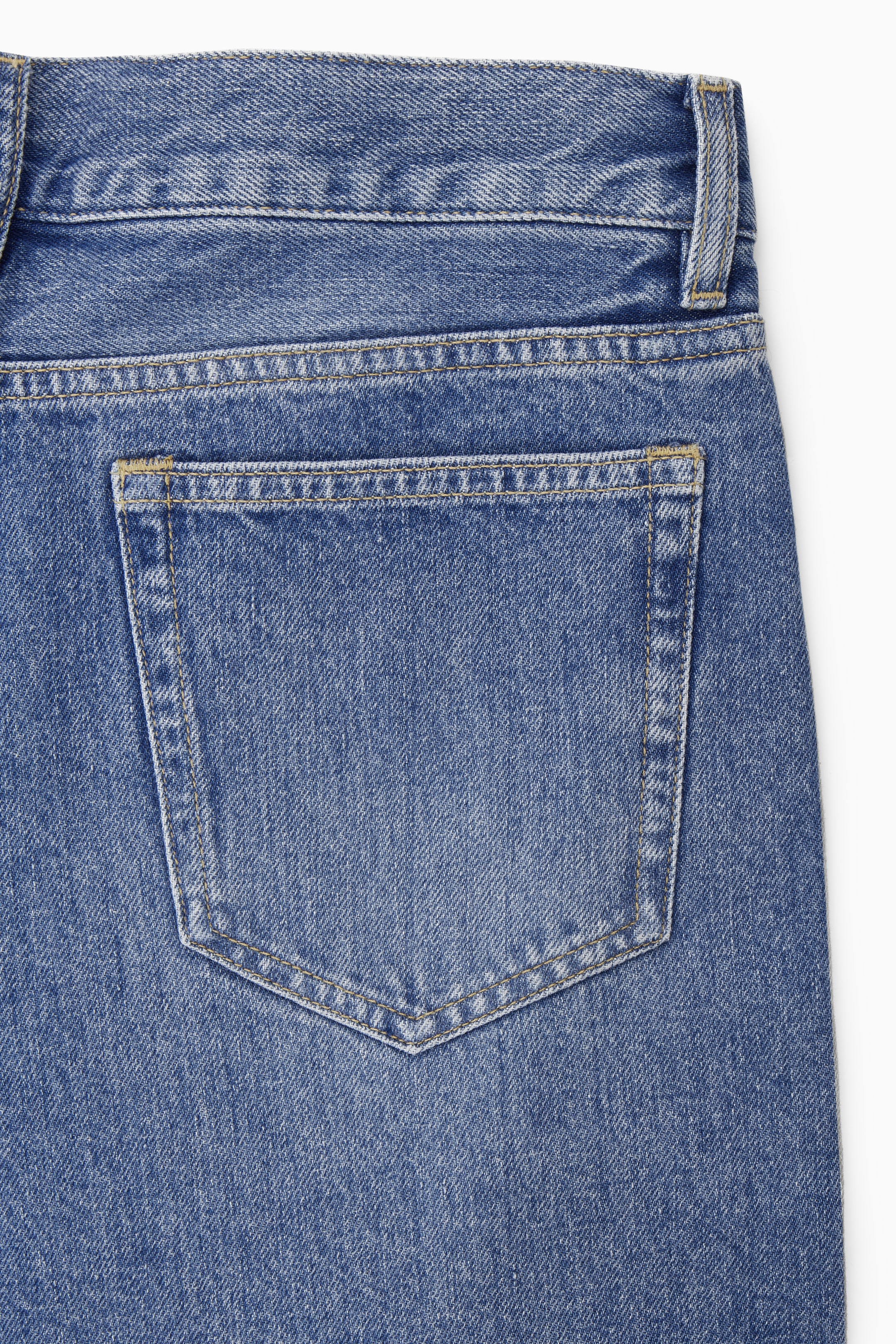 Ingrandisci l'immagine: SKIM CROPPED STRAIGHT-LEG JEANS - WASHED BLUE - UOMO | H&M CH 3