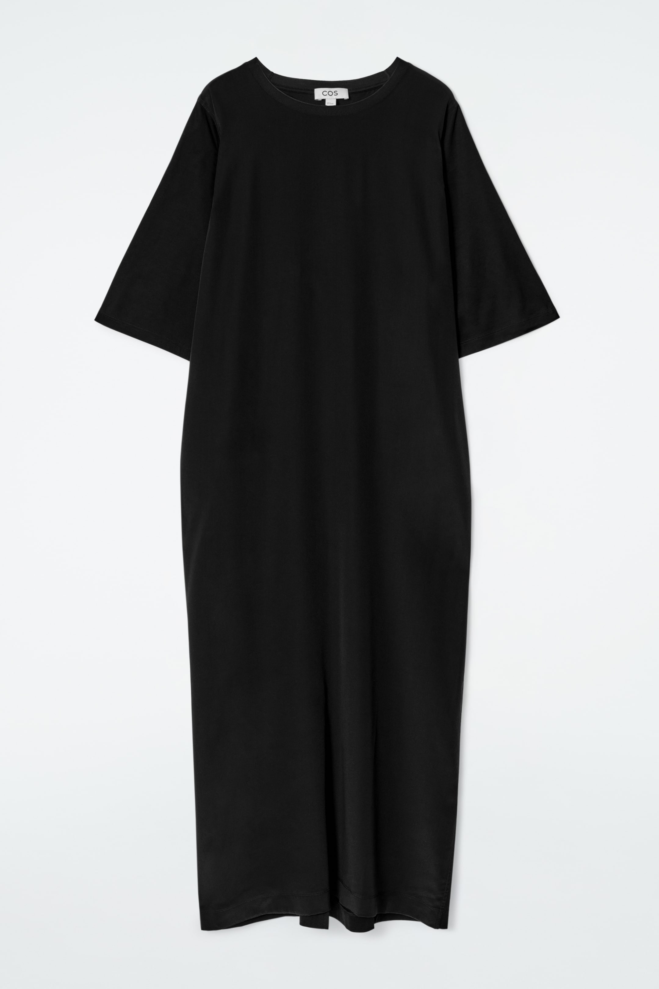 Visualizza immagine più grande: ABITO T-SHIRT MIDI IN SETA CON PANNELLI - NERO - DONNA | H&M IT 5