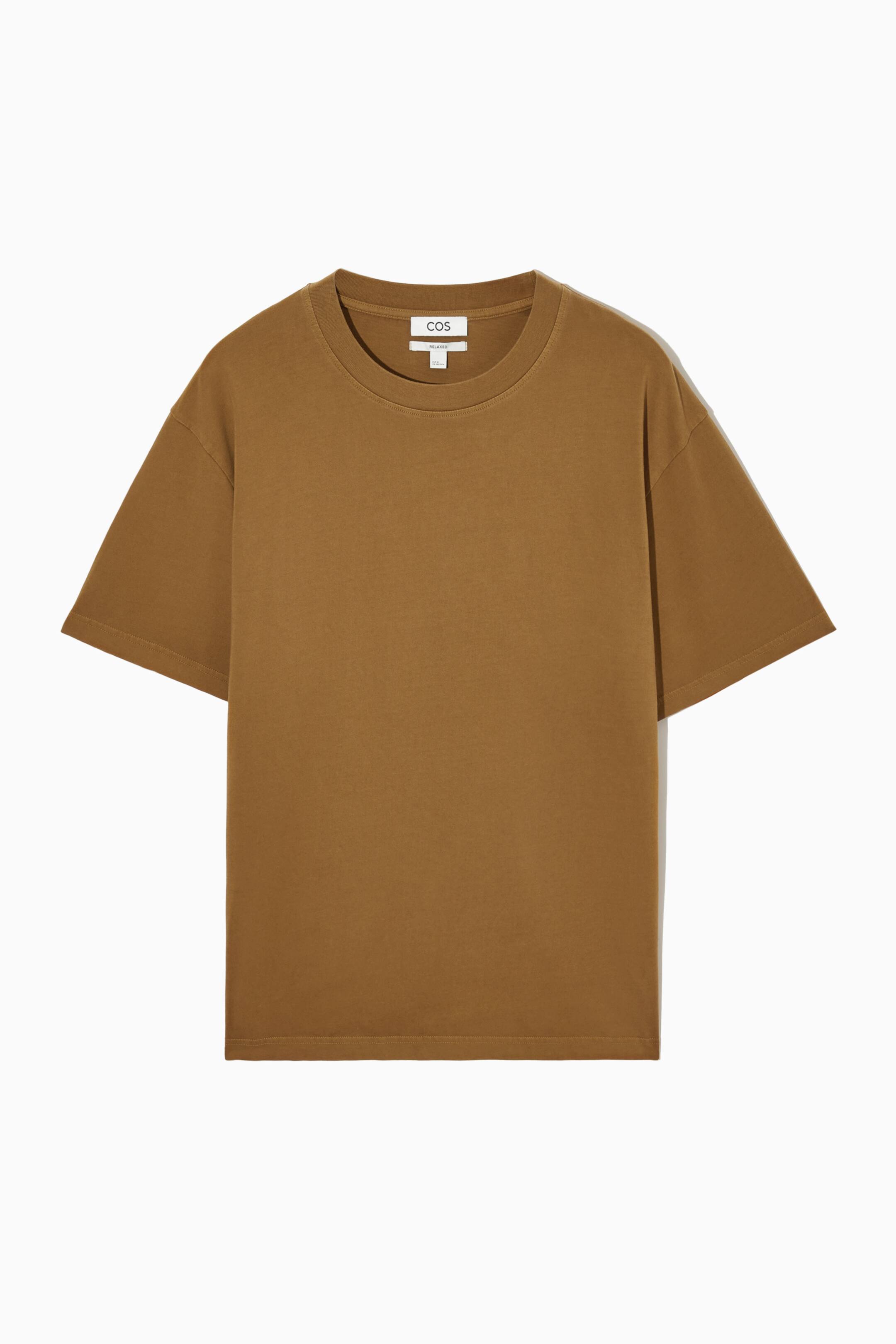 View larger image: OVERSIZED COTTON T-SHIRT - BROWN - Men | H&M GB 1