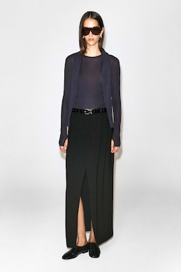 SLIM MERINO WOOL TOP — DARK PURPLE 3