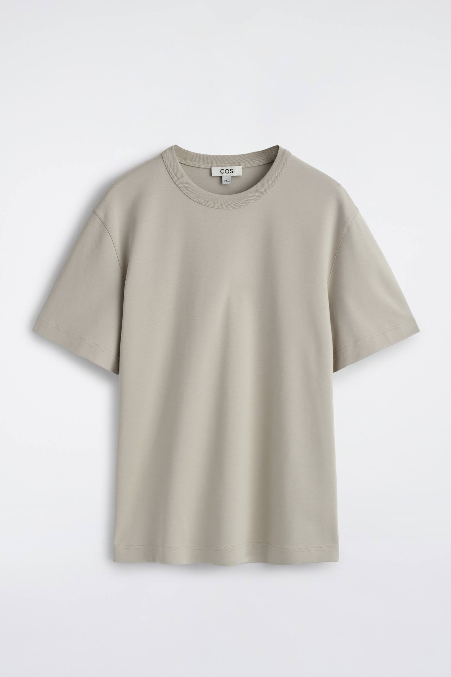 ТЕНИСКА ОТ ИНТЕРЛОК ПАМУК - СВЕТЛО СИВО/ТЪМНОСИН/БЯЛО/ЧЕРНО/ТЪМНОСИН / БЯЛО / НА РАЙЕ - 2