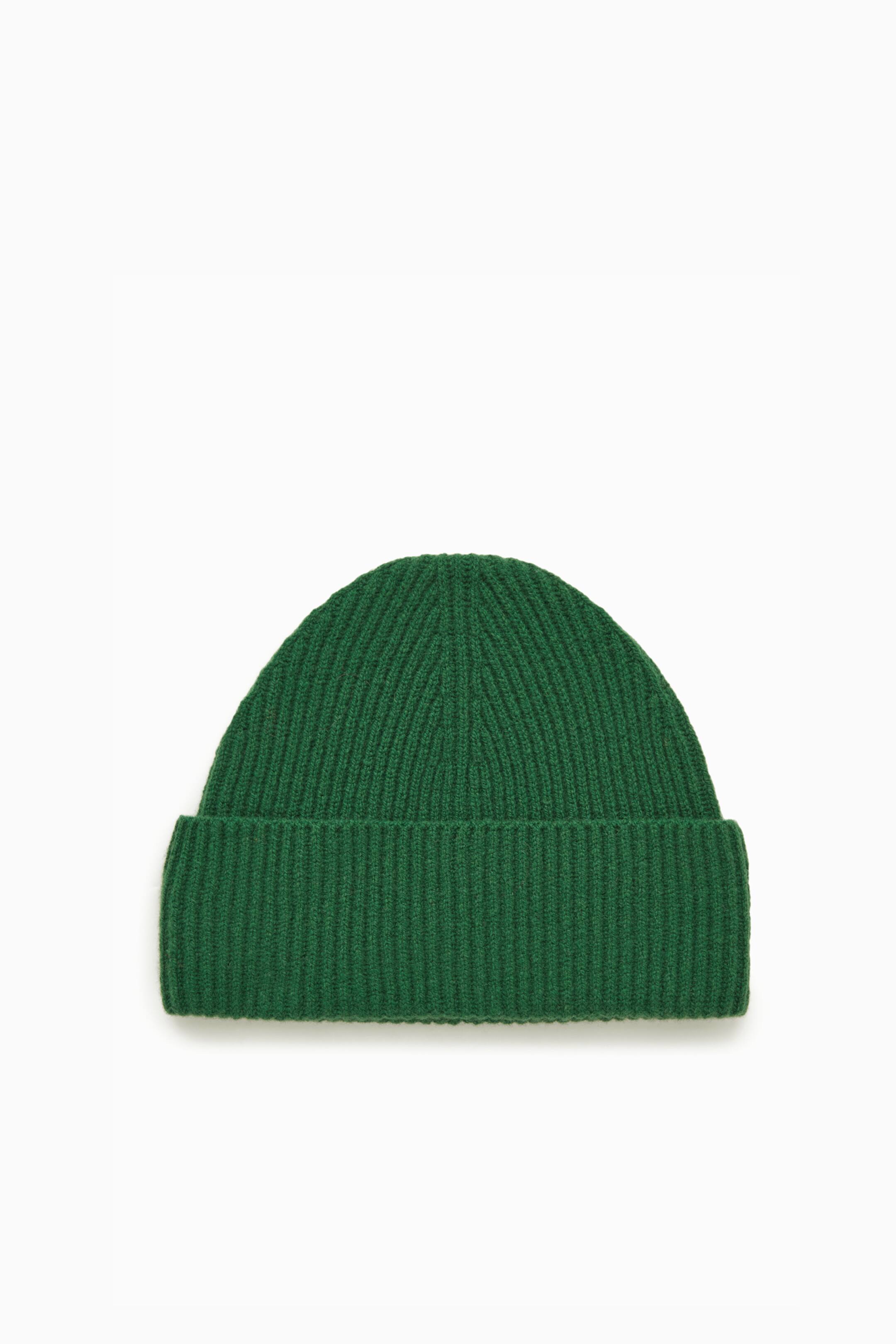 Grösseres Bild ansehen: BEANIE AUS WOLLE - Dunkelgrün - HERREN | H&M CH 1