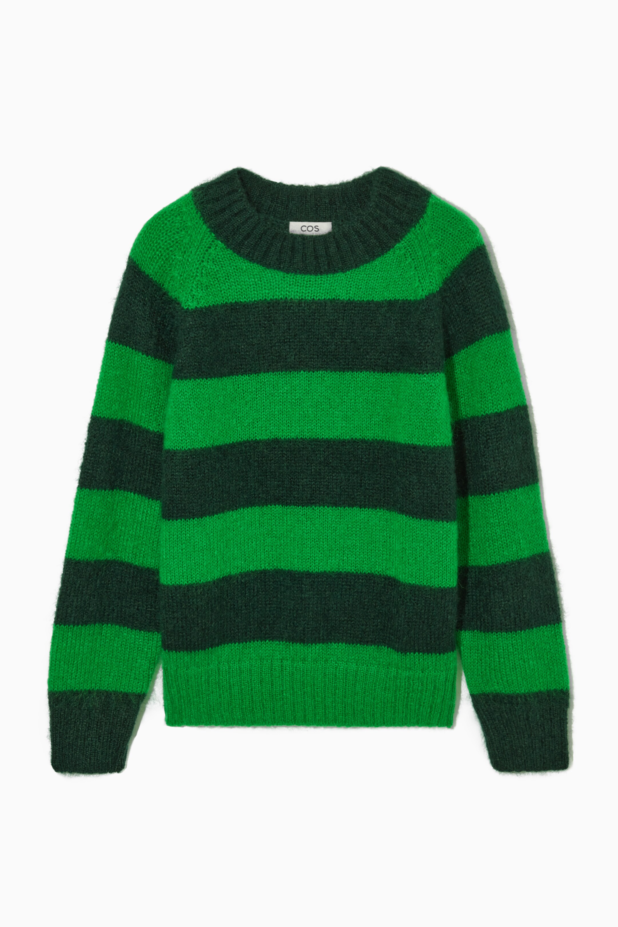 Se større billede: REGULAR-FIT STRIPED JUMPER - GREEN / STRIPED - DAME | H&M DK 1