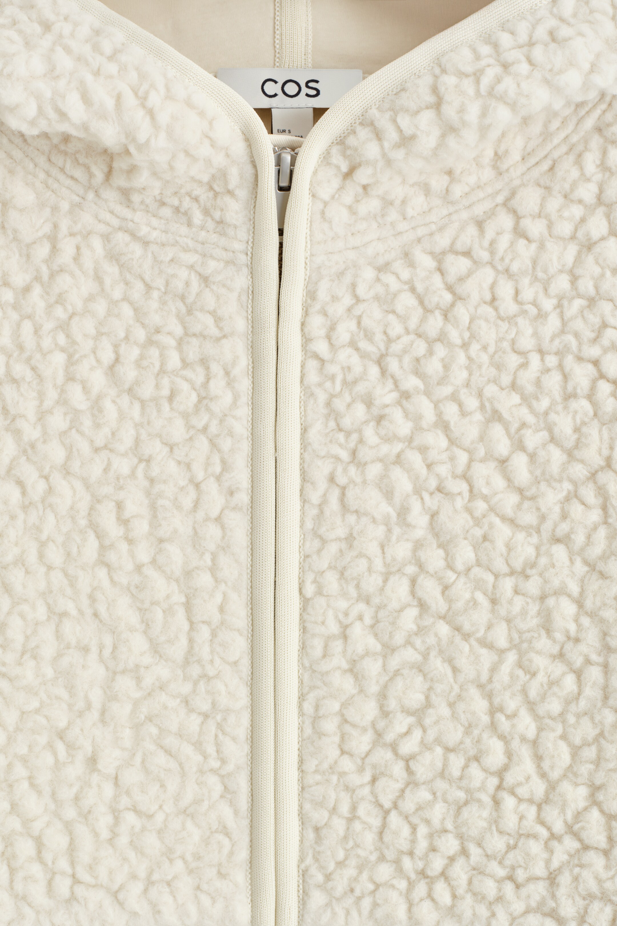 Agrandir l'image: VESTE TEDDY À CAPUCHE - CRÈME - FEMME | H&M BE 8