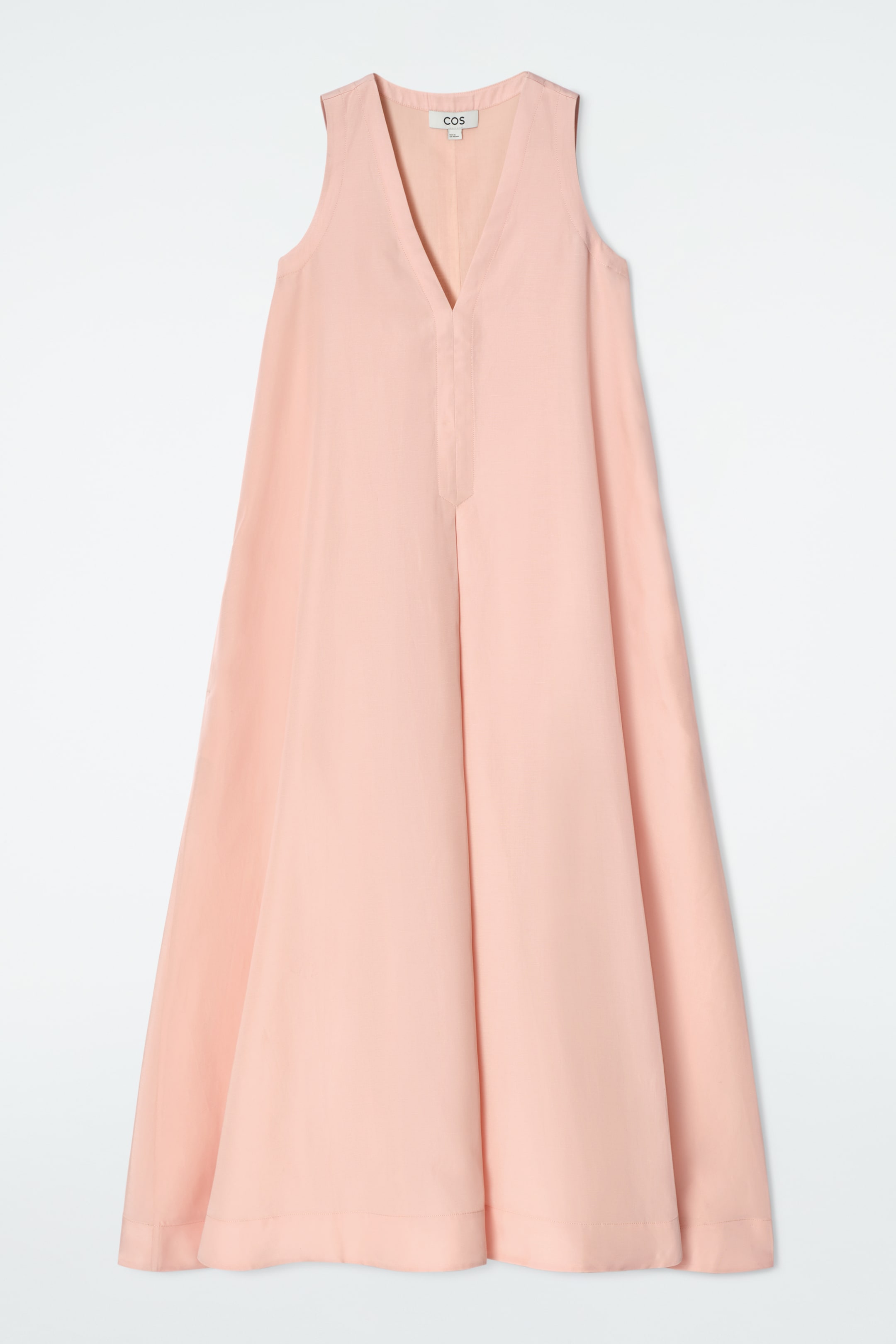 Größeres Bild anzeigen: MAXIKLEID AUS LEINEN-MIX IN A-LINIE - APRICOT - Ladies | H&M AT 5