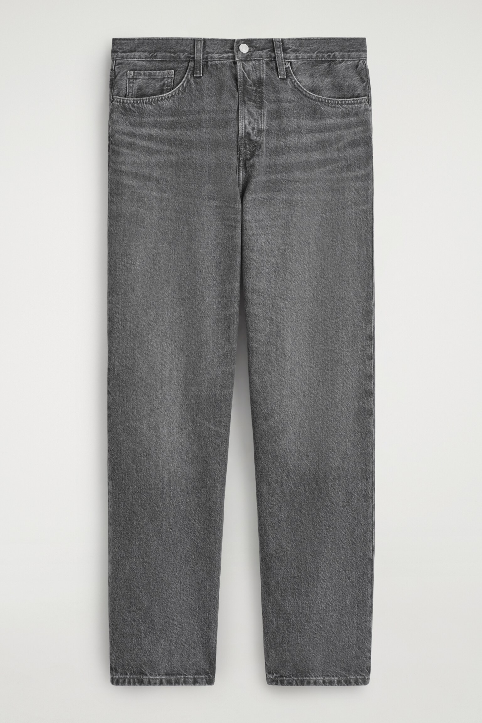 RIDER JEANS MIT GERADEM BEIN - SCHWARZE WASCHUNG/HELLBLAU - 2