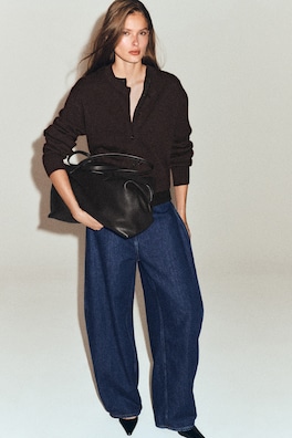 MERINO WOOL SWEATER — BROWN 7