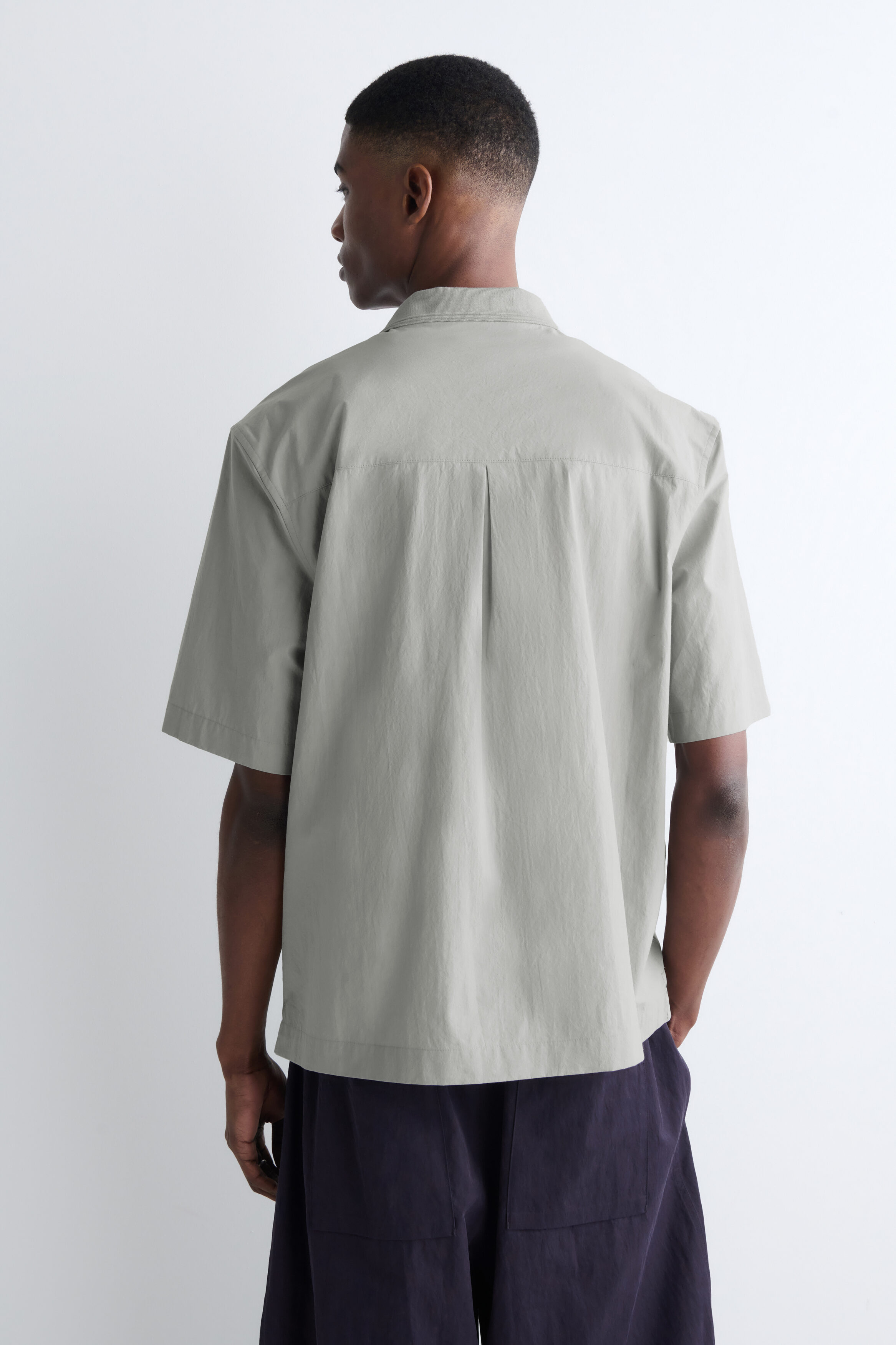 CAMP-COLLAR COTTON SHIRT - thumbnail 4