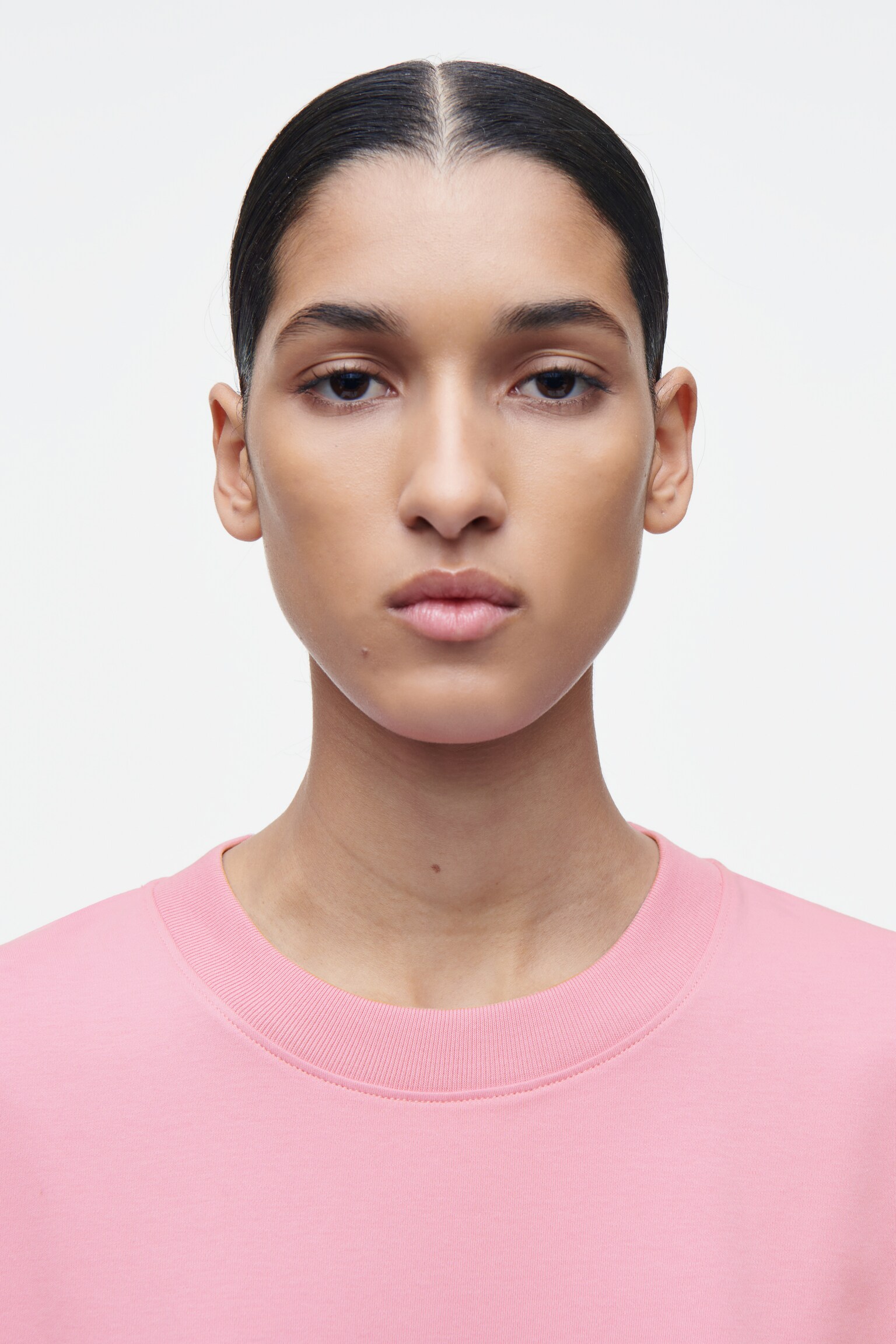 CAMISETA OVERSIZE DE ALGODÓN - ROSA/VERDE CLARO/ROJO OSCURO/BLANCO - 6