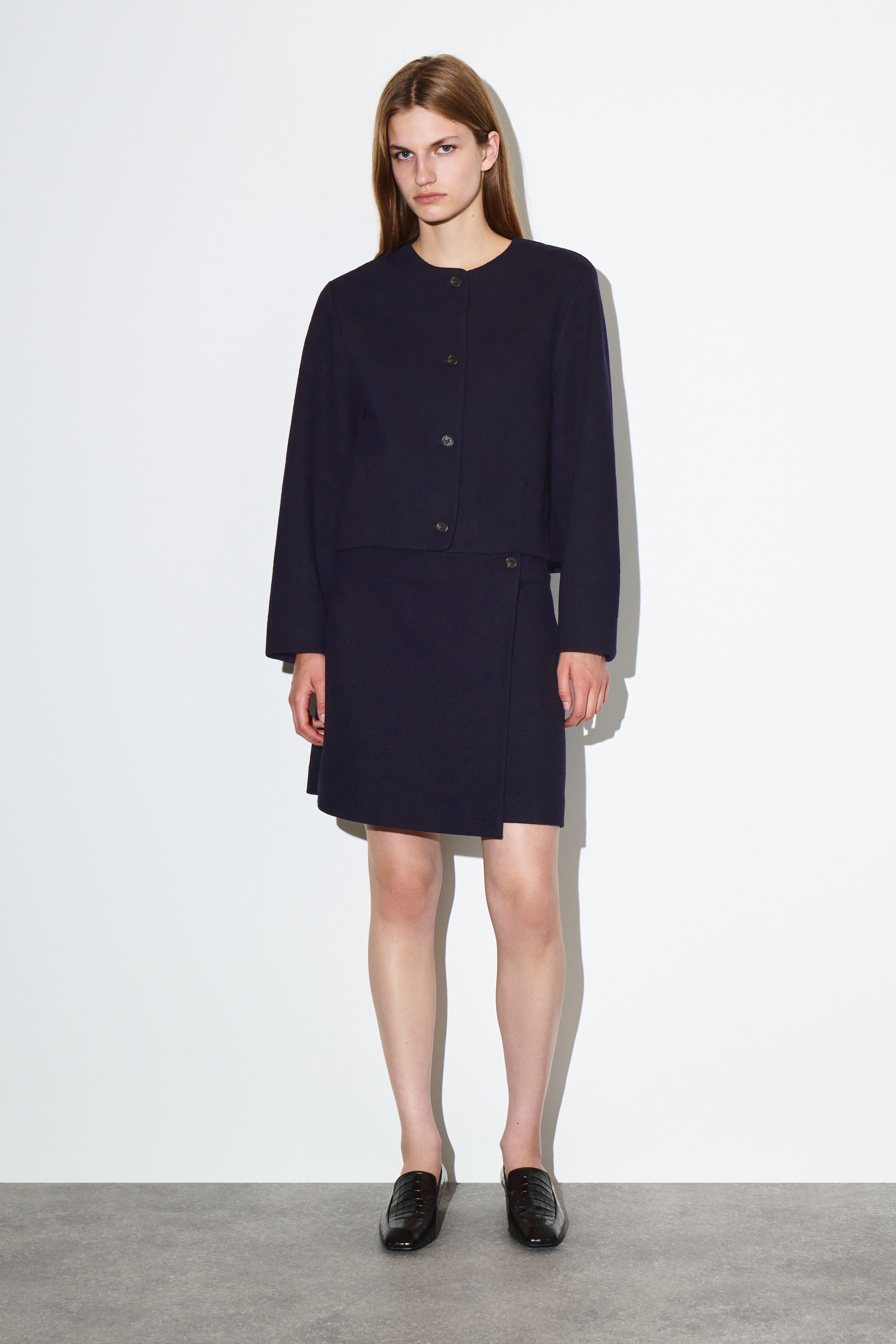 BOILED MERINO WOOL CARDIGAN