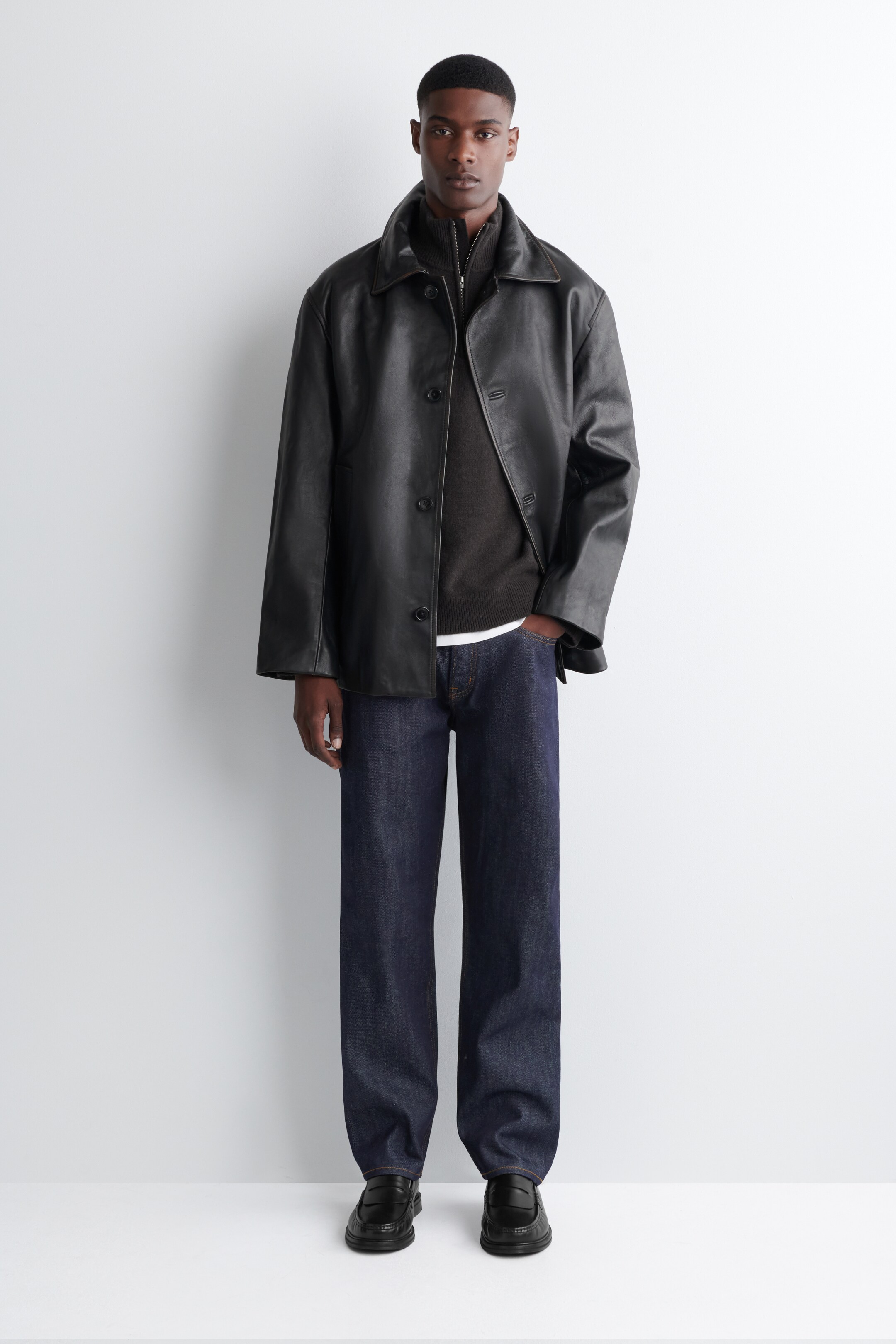 Agrandir l'image: PULL ZIPPÉ EN CACHEMIRE - BRUN FONCÉ - HOMME | H&M BE 3