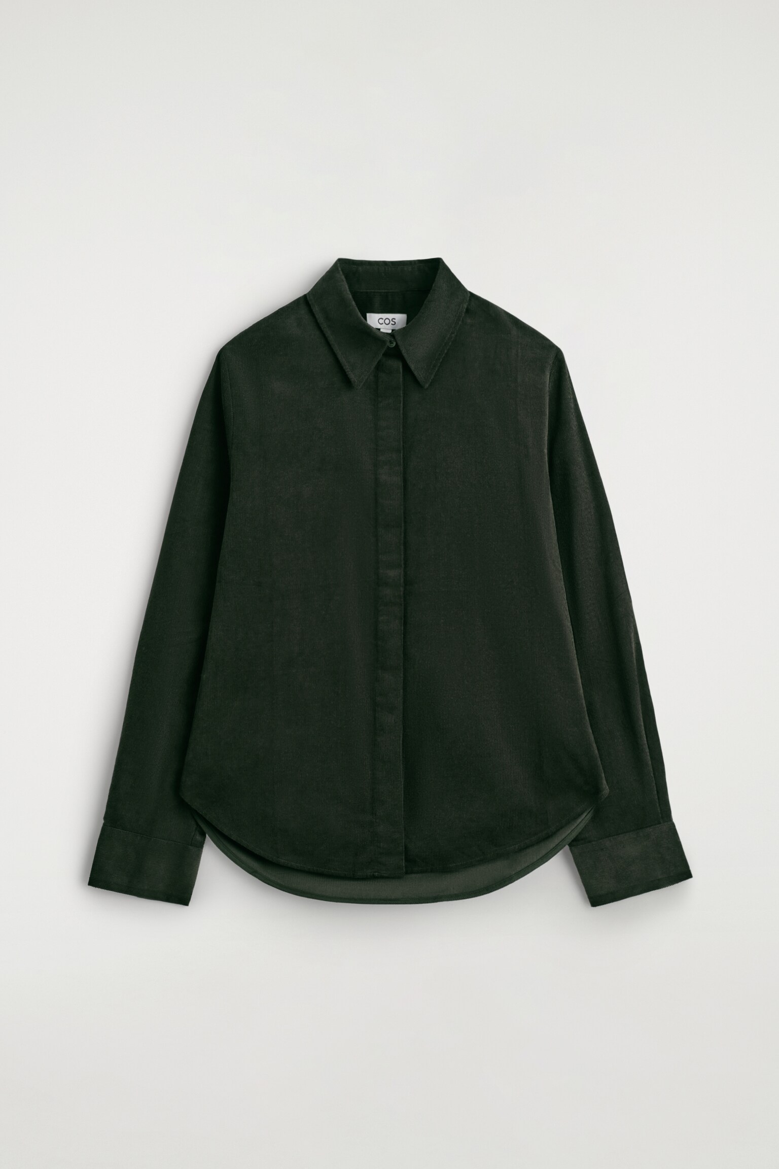 CORDUROY SHIRT - DARK GREEN - 2