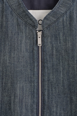 DENIM BOMBER JACKET — SLATE 7