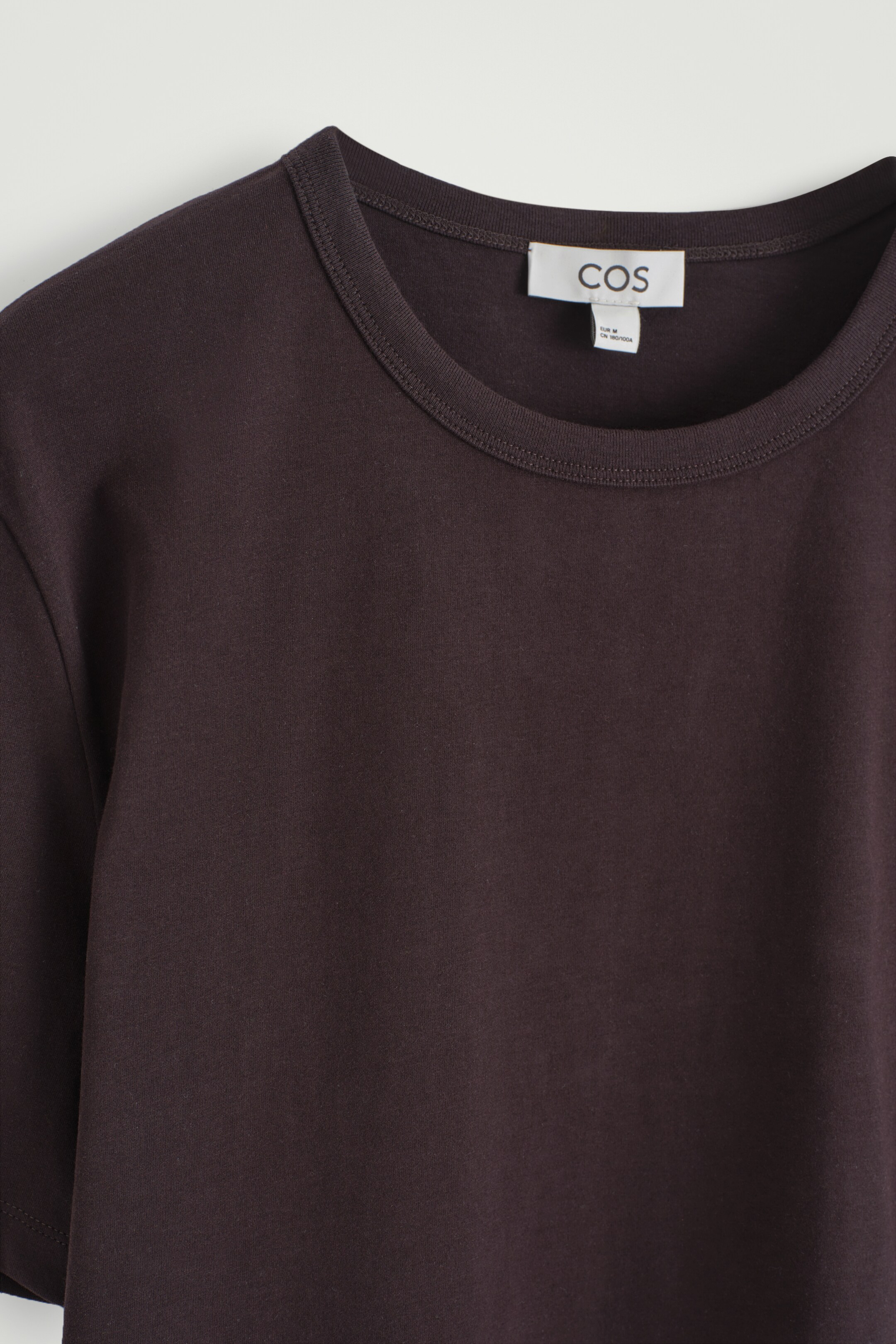 Ingrandisci l'immagine: BRUSHED-COTTON T-SHIRT - DARK BROWN - UOMO | H&M CH 6