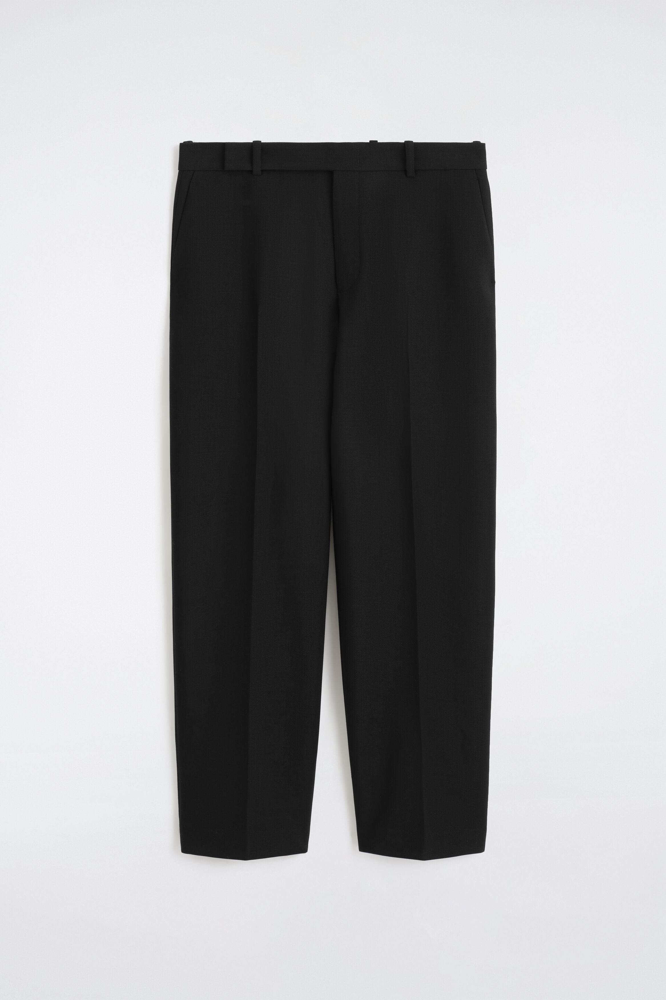 WOOL-BLEND RELAXED-FIT STRAIGHT-LEG PANTS - thumbnail 6