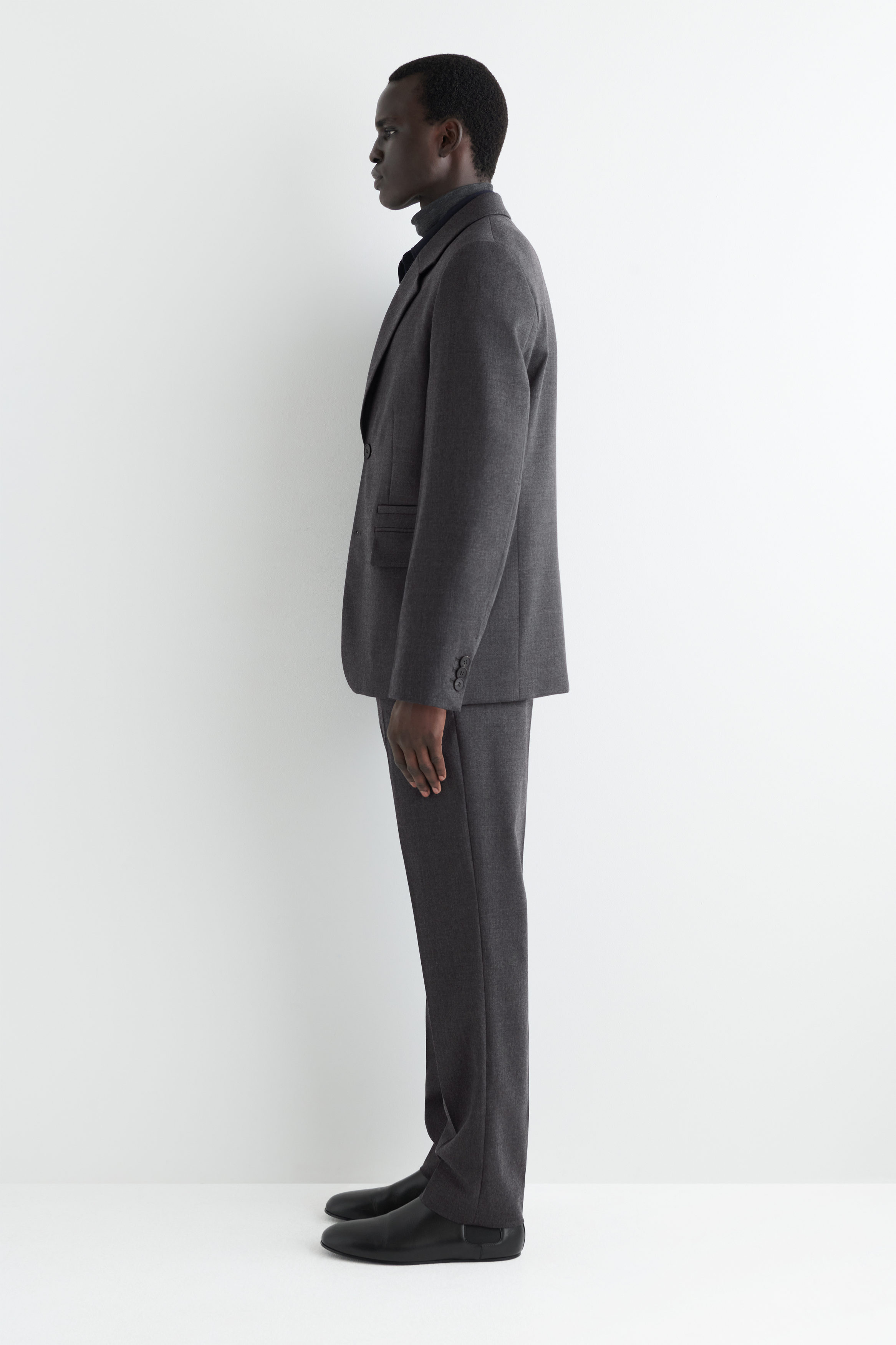 ジャケット・アウター COS Relaxed Single-Breasted Wool Blazer RELAXED SINGLE-BREASTED WOOL-BLEND BLAZER - MOLE | COS