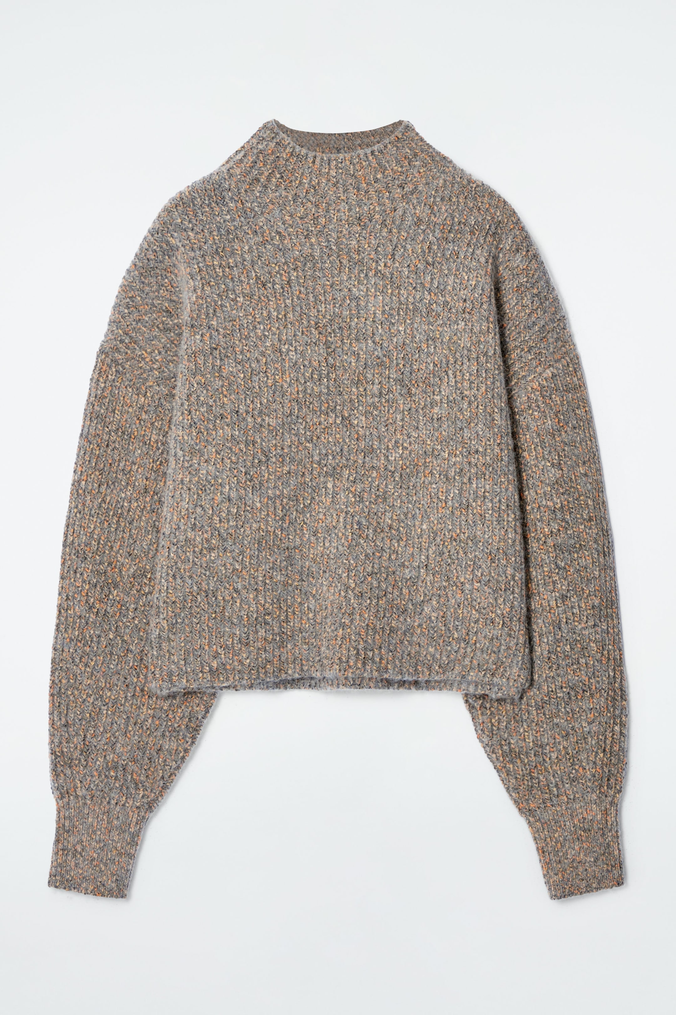 FLECKED TURTLENECK JUMPER